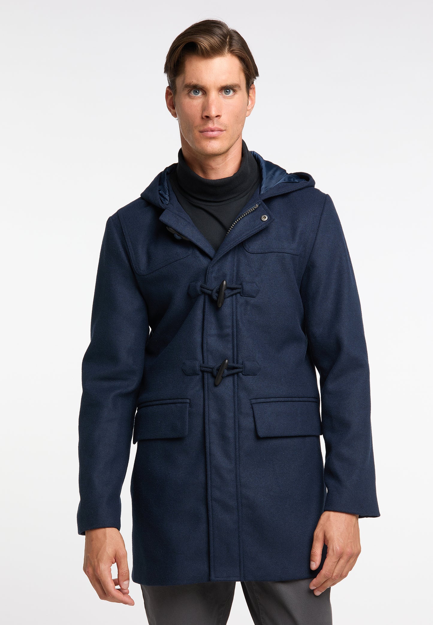 DreiMaster Klassik men's transitional coat made of wool blend