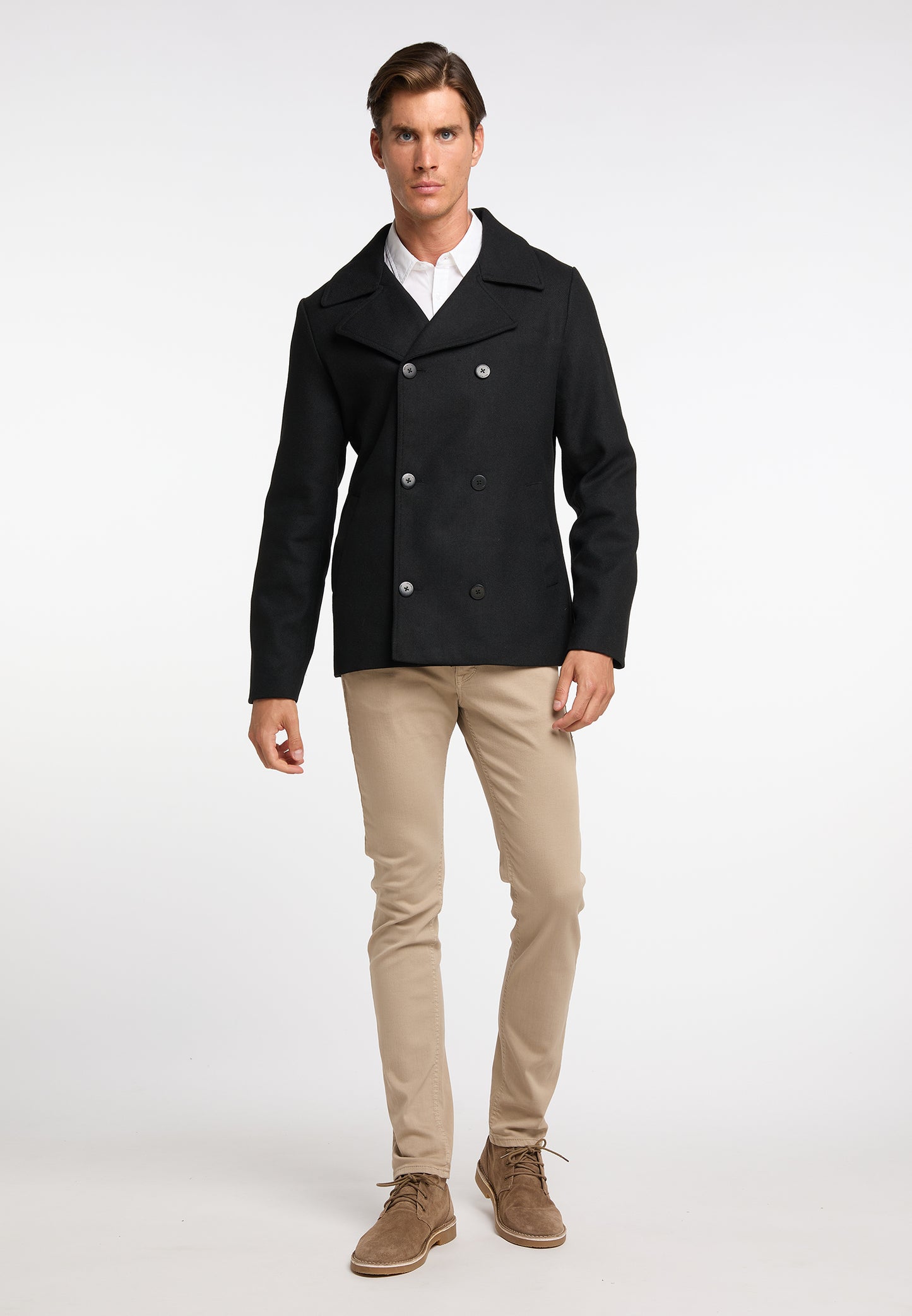 DreiMaster Klassik men's transitional jacket made from a wool blend