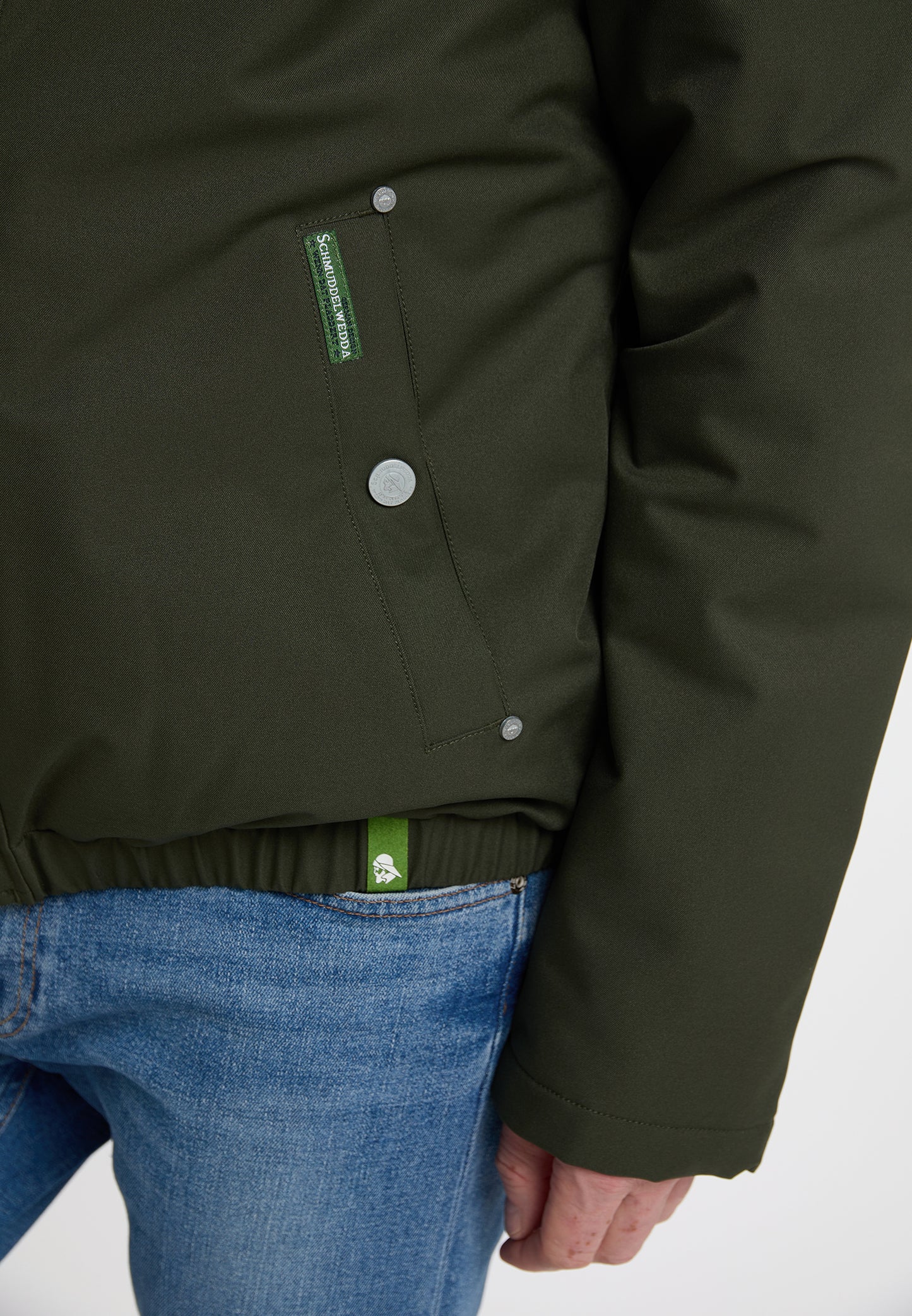 Schmuddelwedda men's winter jacket made from recycled polyester