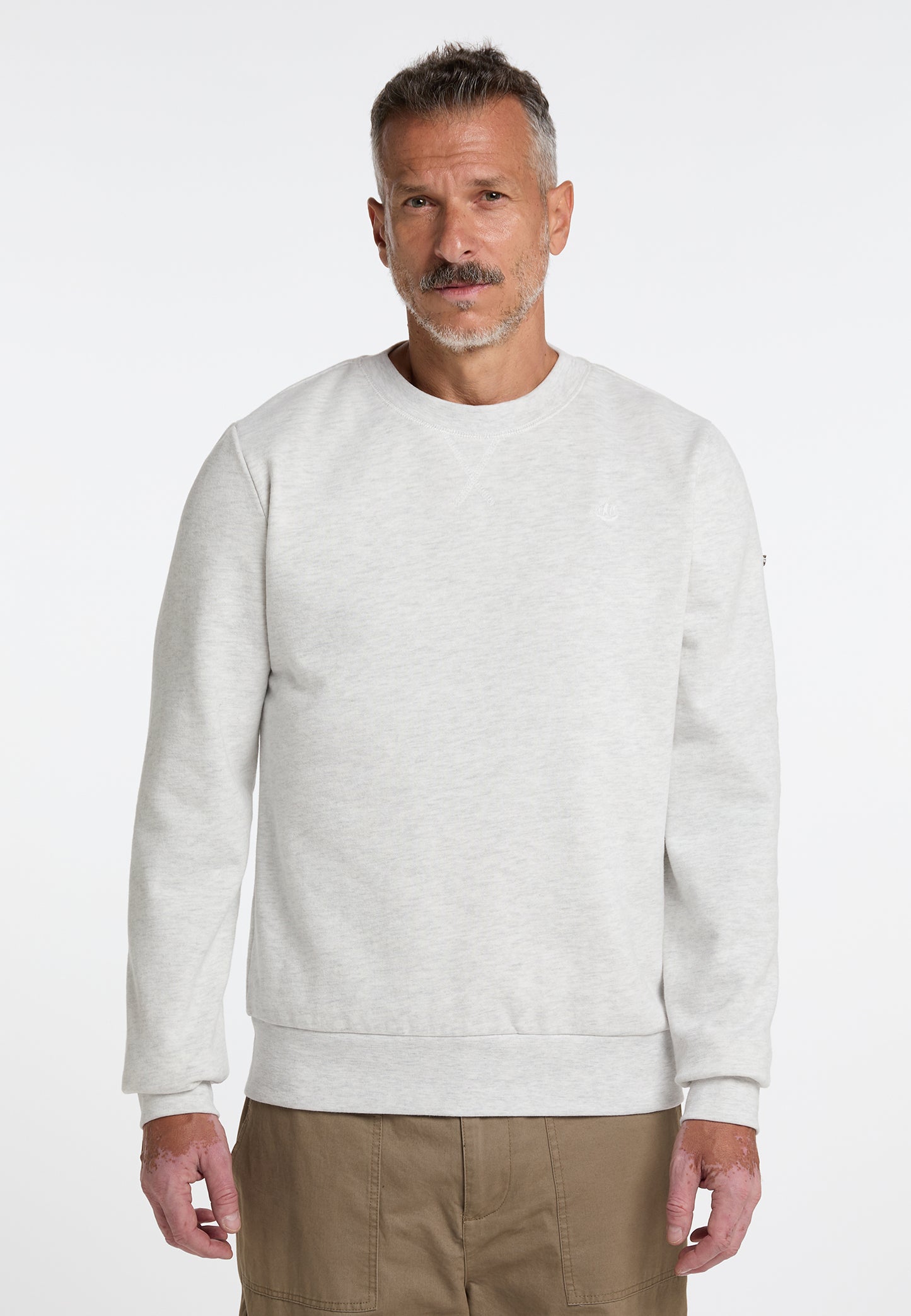 DreiMaster Vintage men's oversized sweatshirt with crew neck