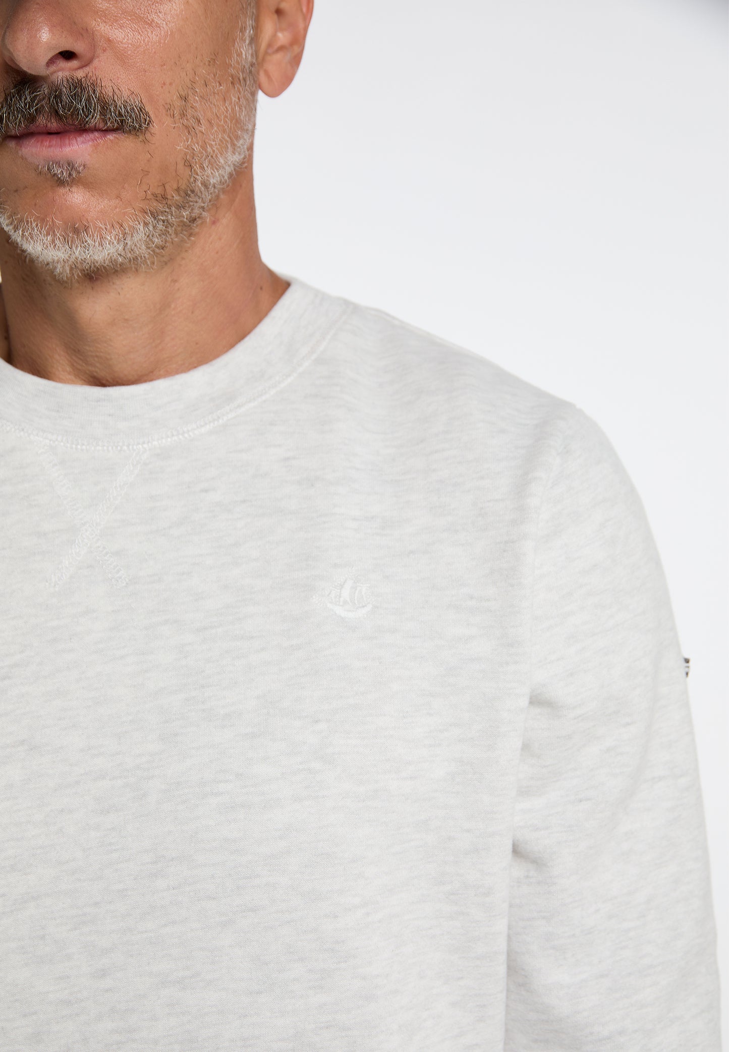 DreiMaster Vintage men's oversized sweatshirt with crew neck
