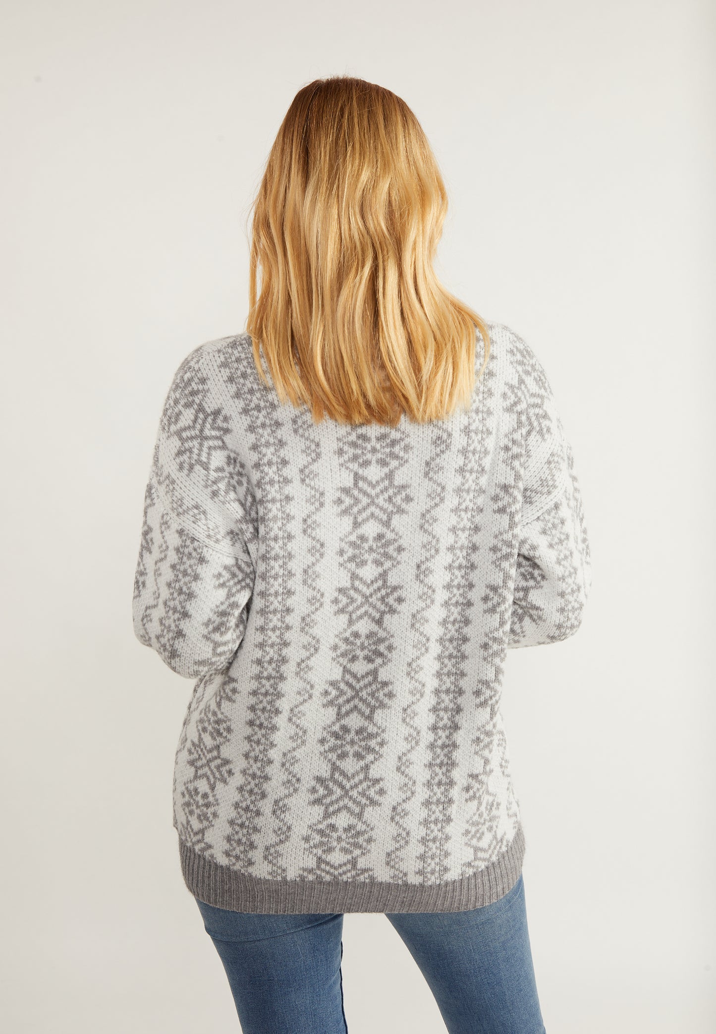 usha BLUE LABEL damski sweter z dzianiny