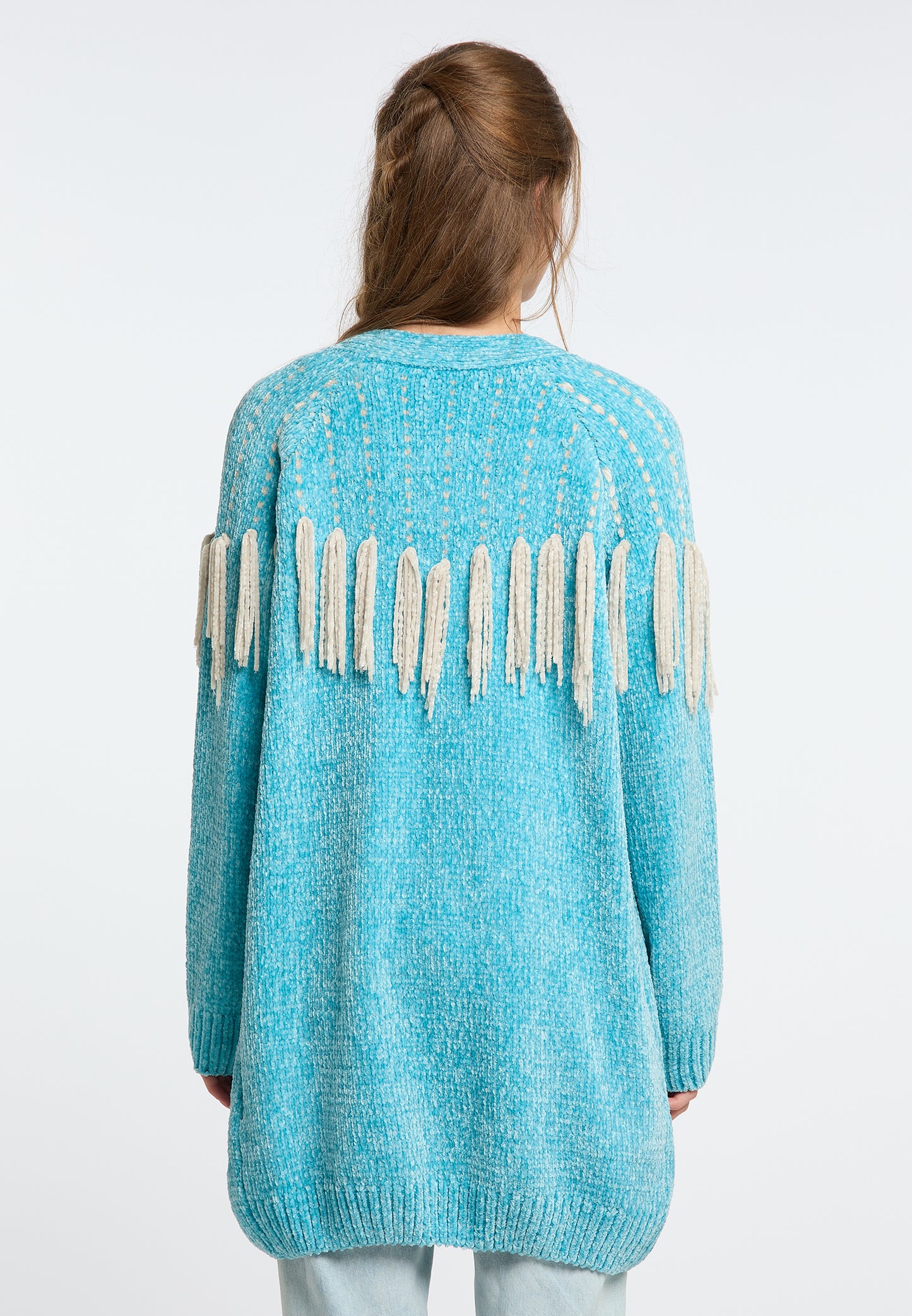 IZIA women's chenille cardigan