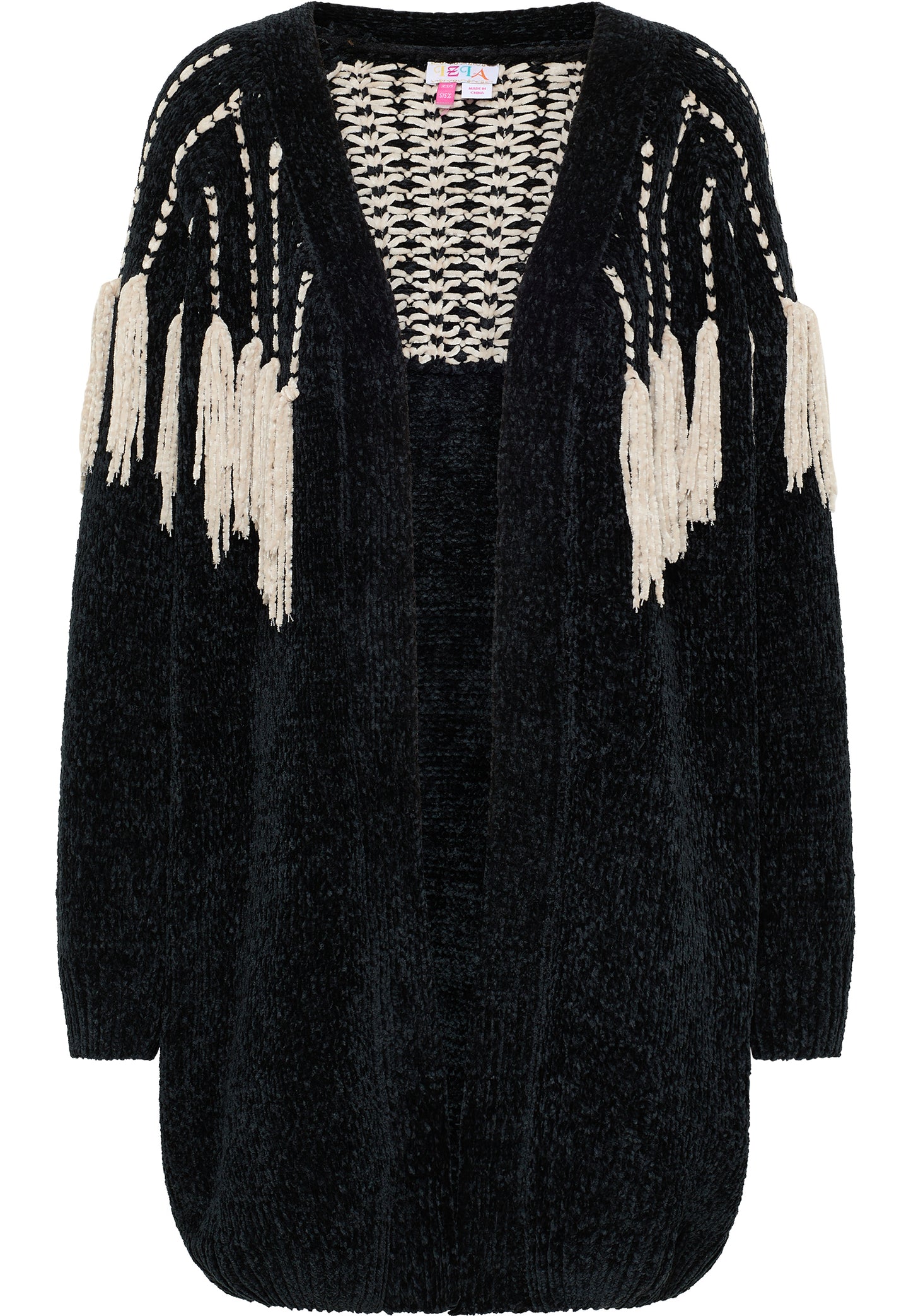 IZIA women's chenille cardigan