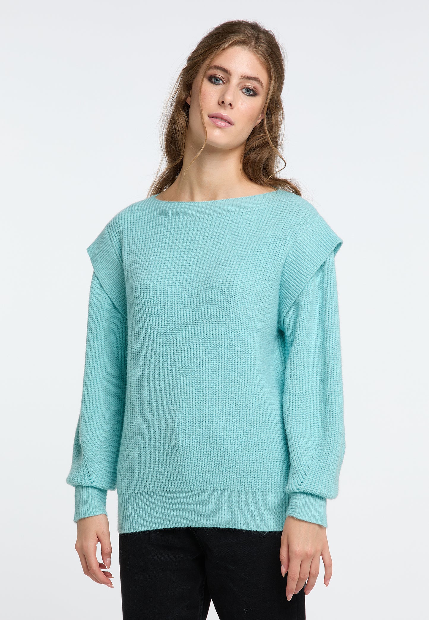 IZIA damski sweter z grubszej dzianiny