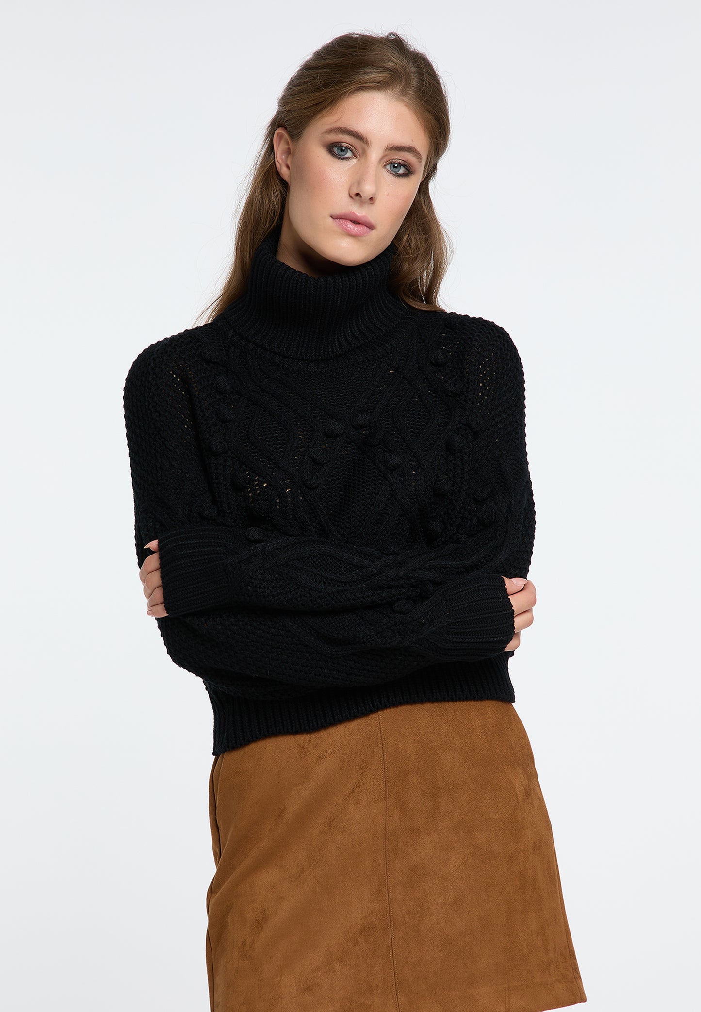 IZIA damski sweter z golfem