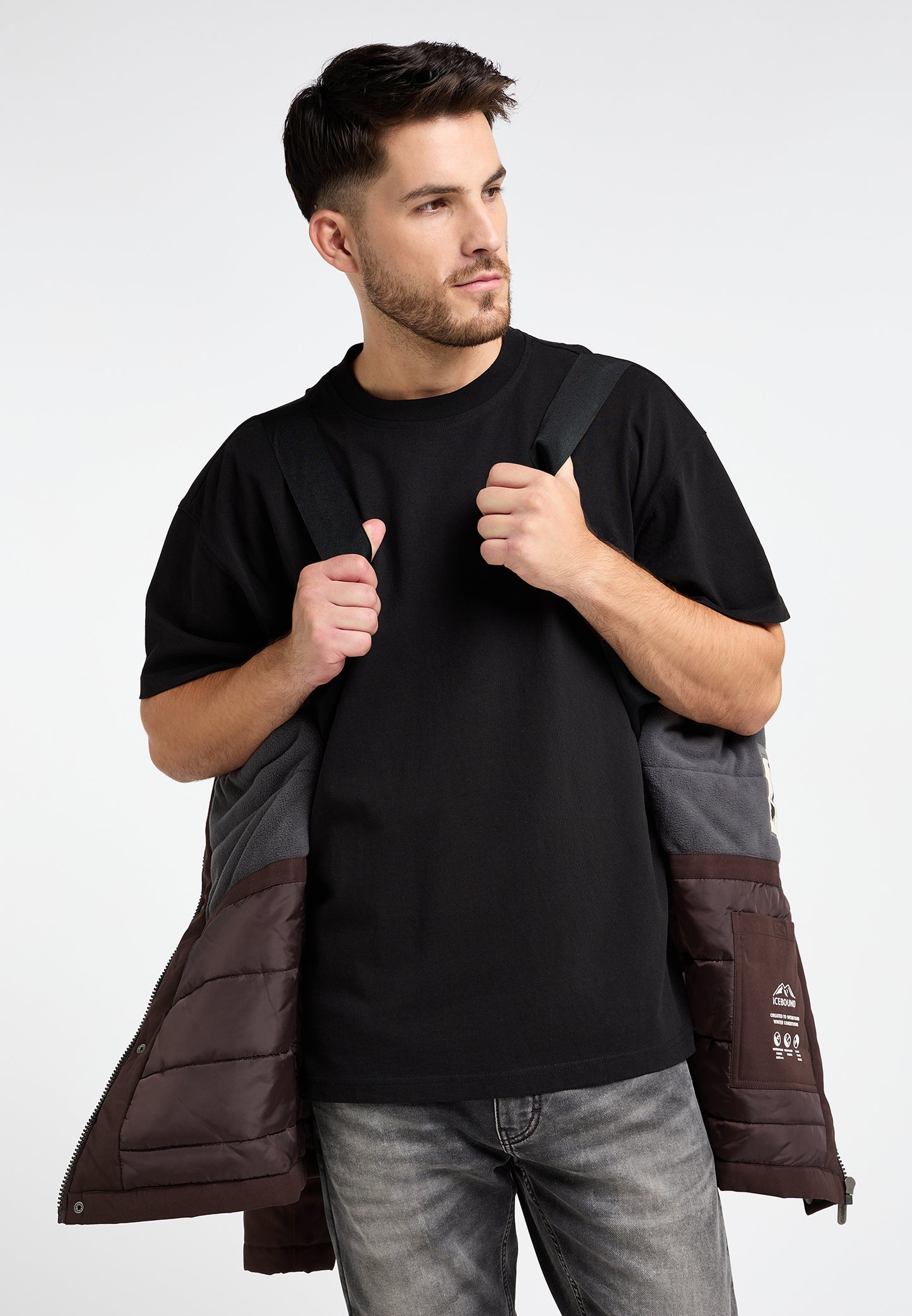 ICEBOUND men's padded winter jacket