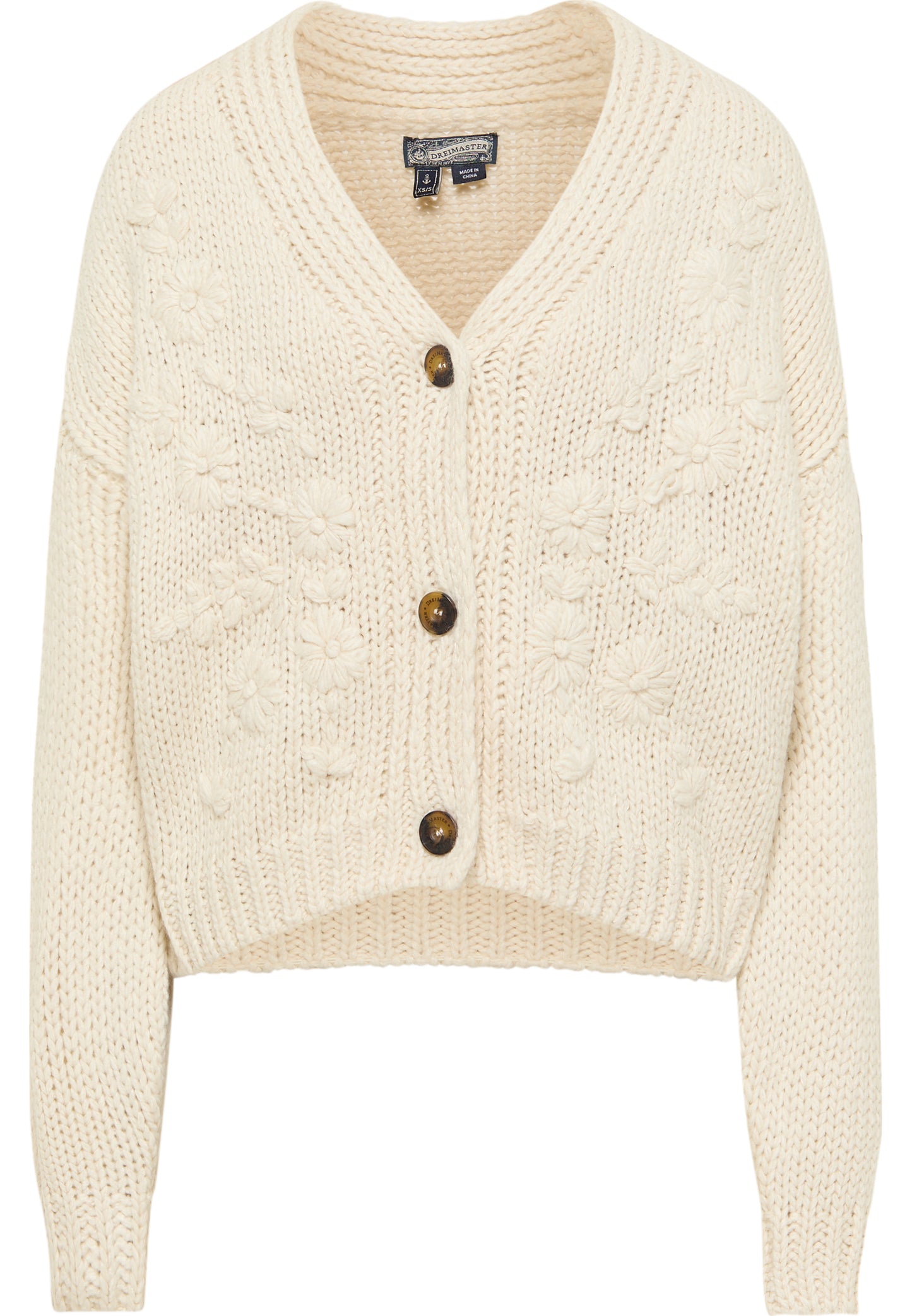 DreiMaster Vintage women's cardigan with button