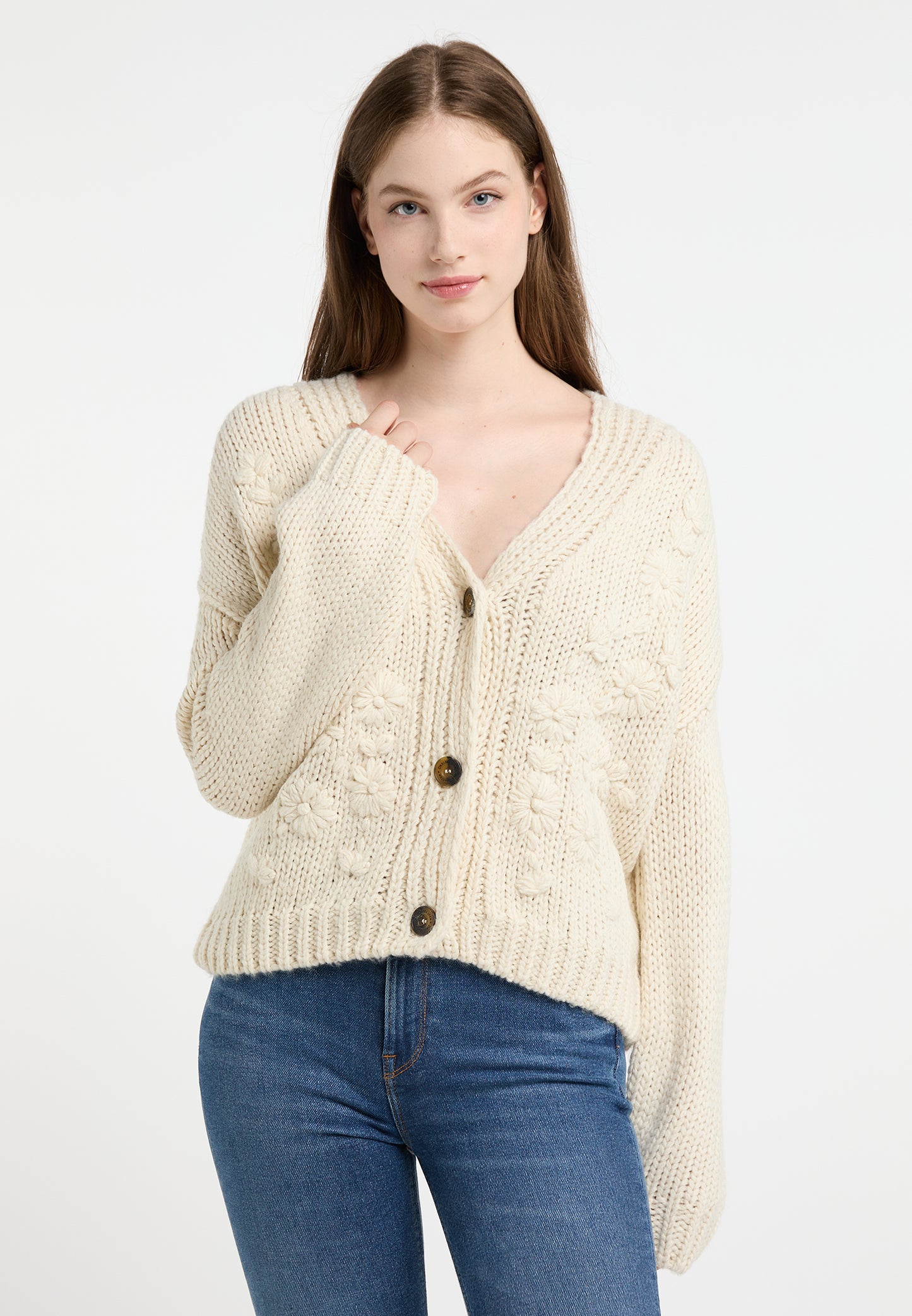 DreiMaster Vintage women's cardigan with button