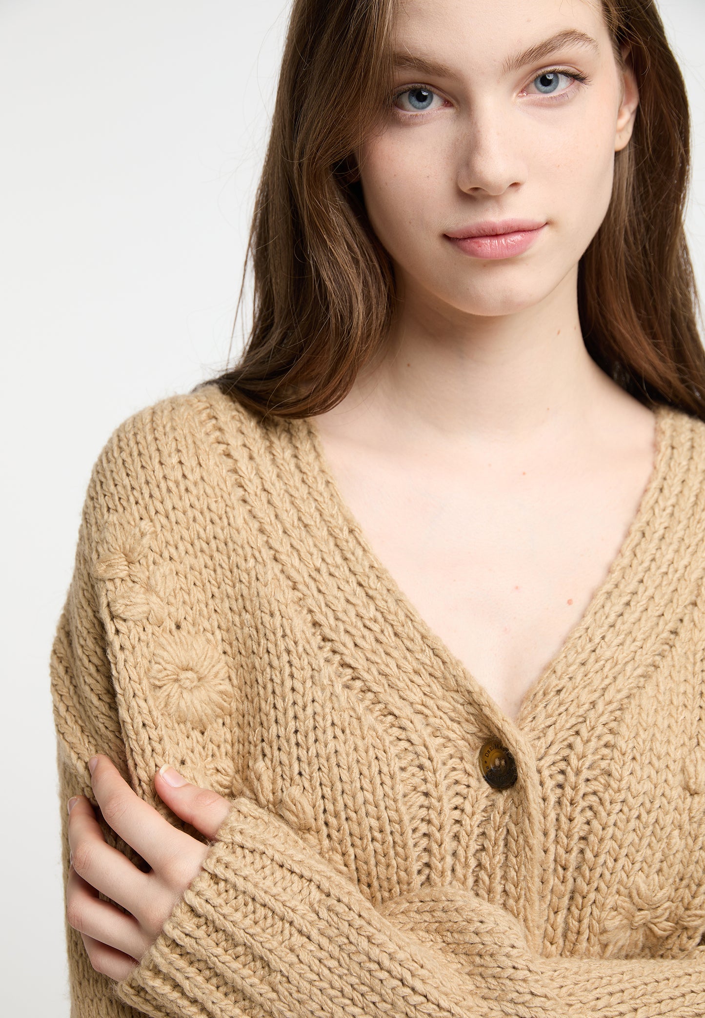DreiMaster Vintage women's cardigan with button
