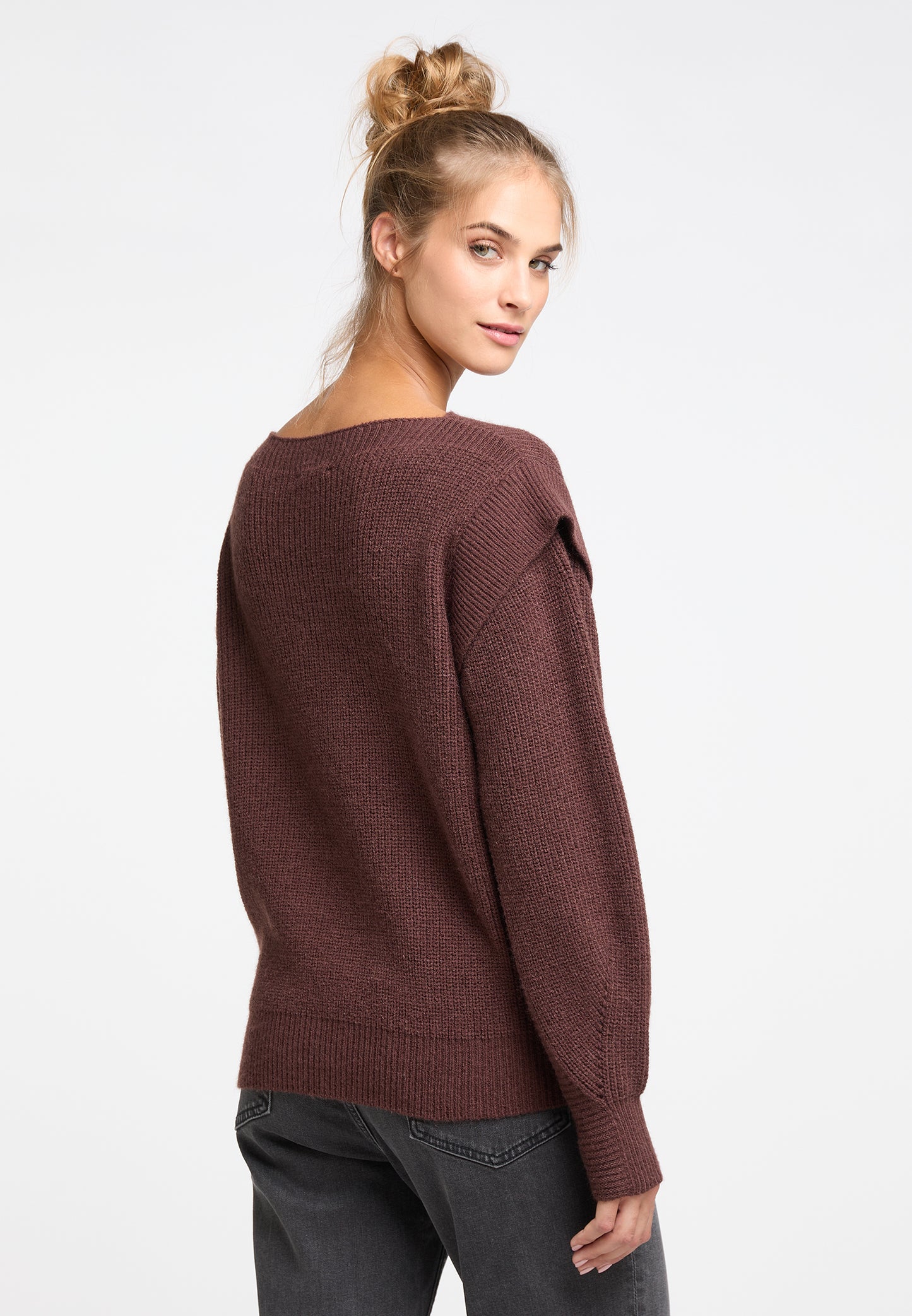 IZIA damski sweter z grubszej dzianiny