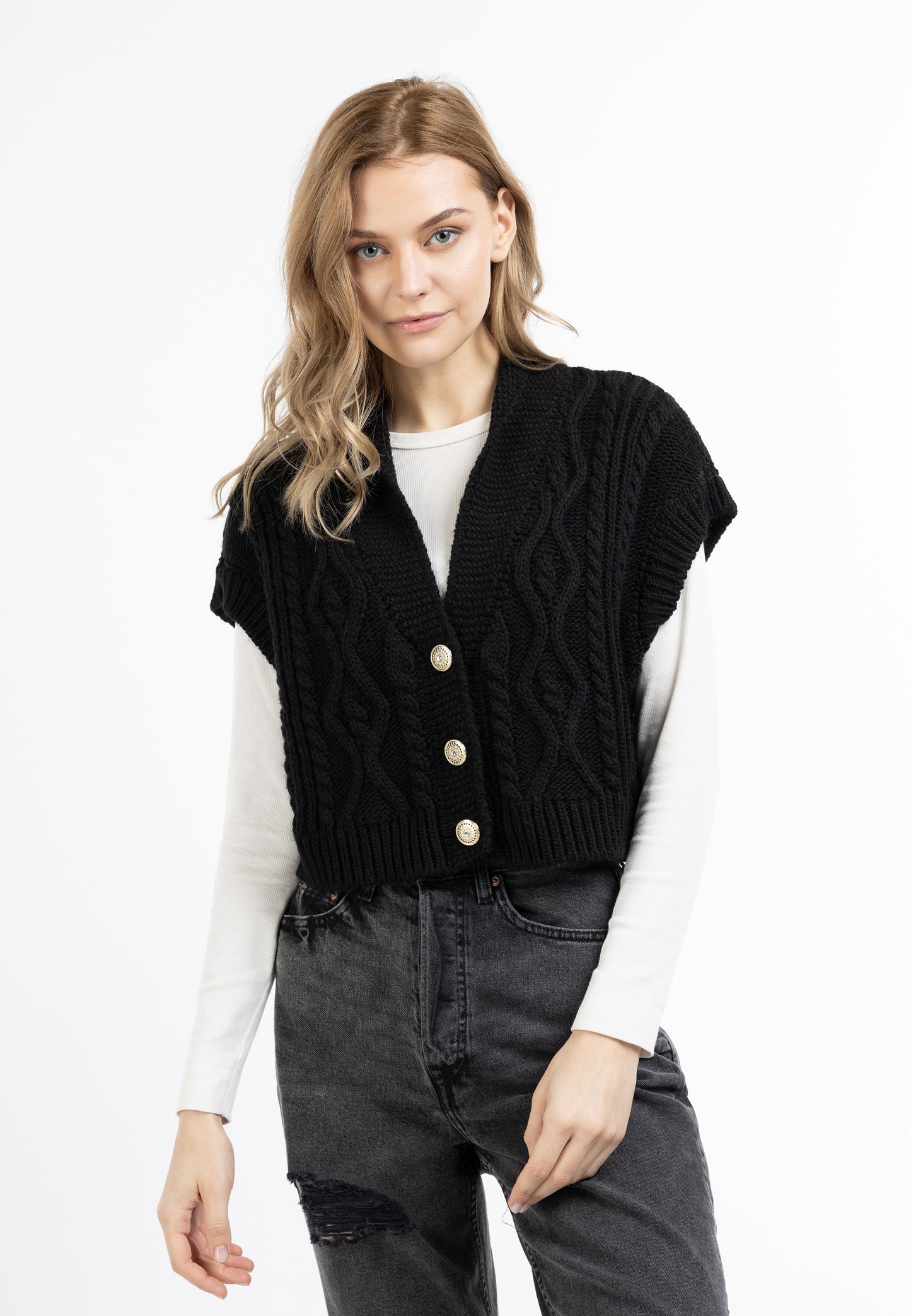 DreiMaster Vintage women's knit vest