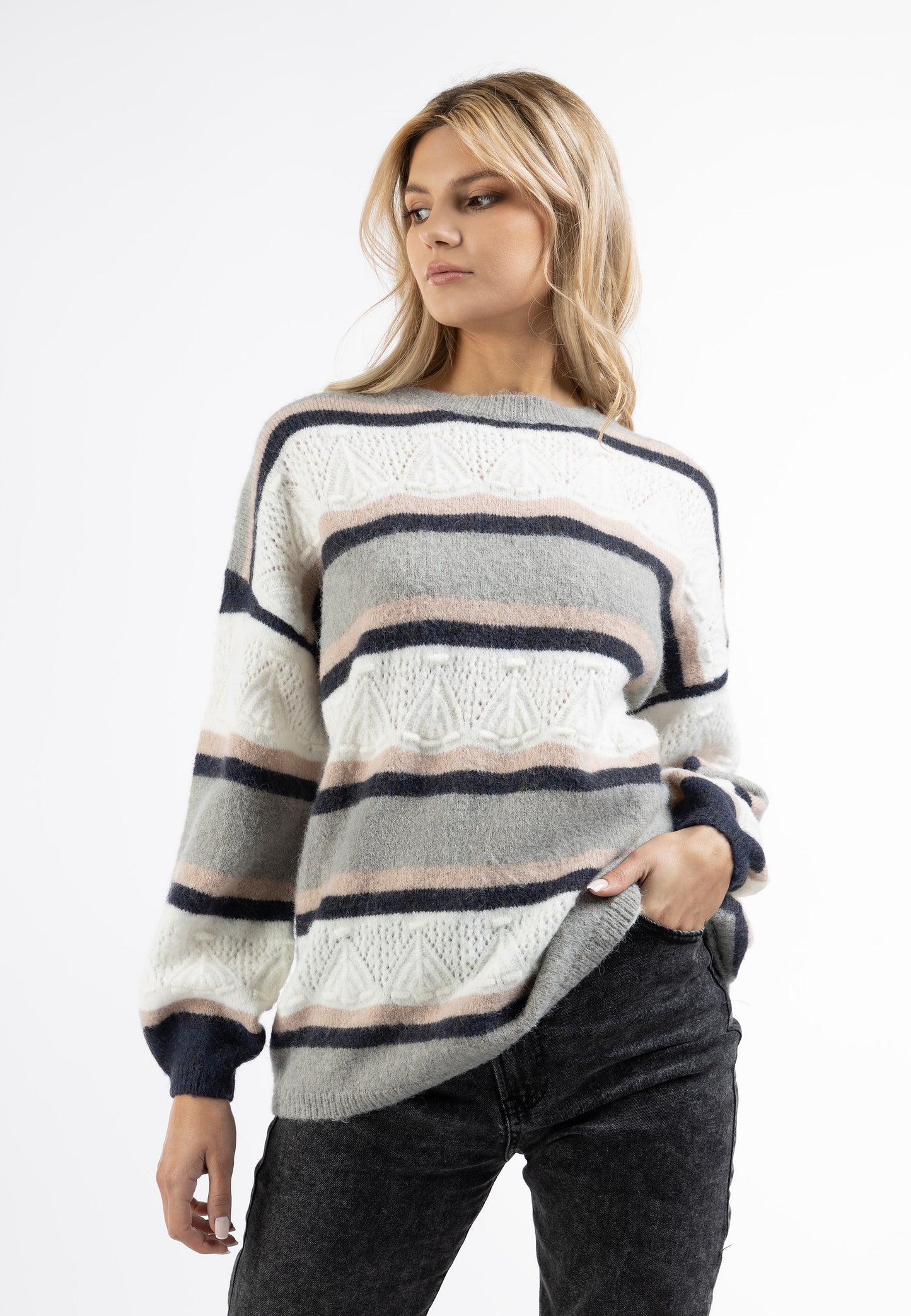 usha FESTIVAL damski sweter oversize