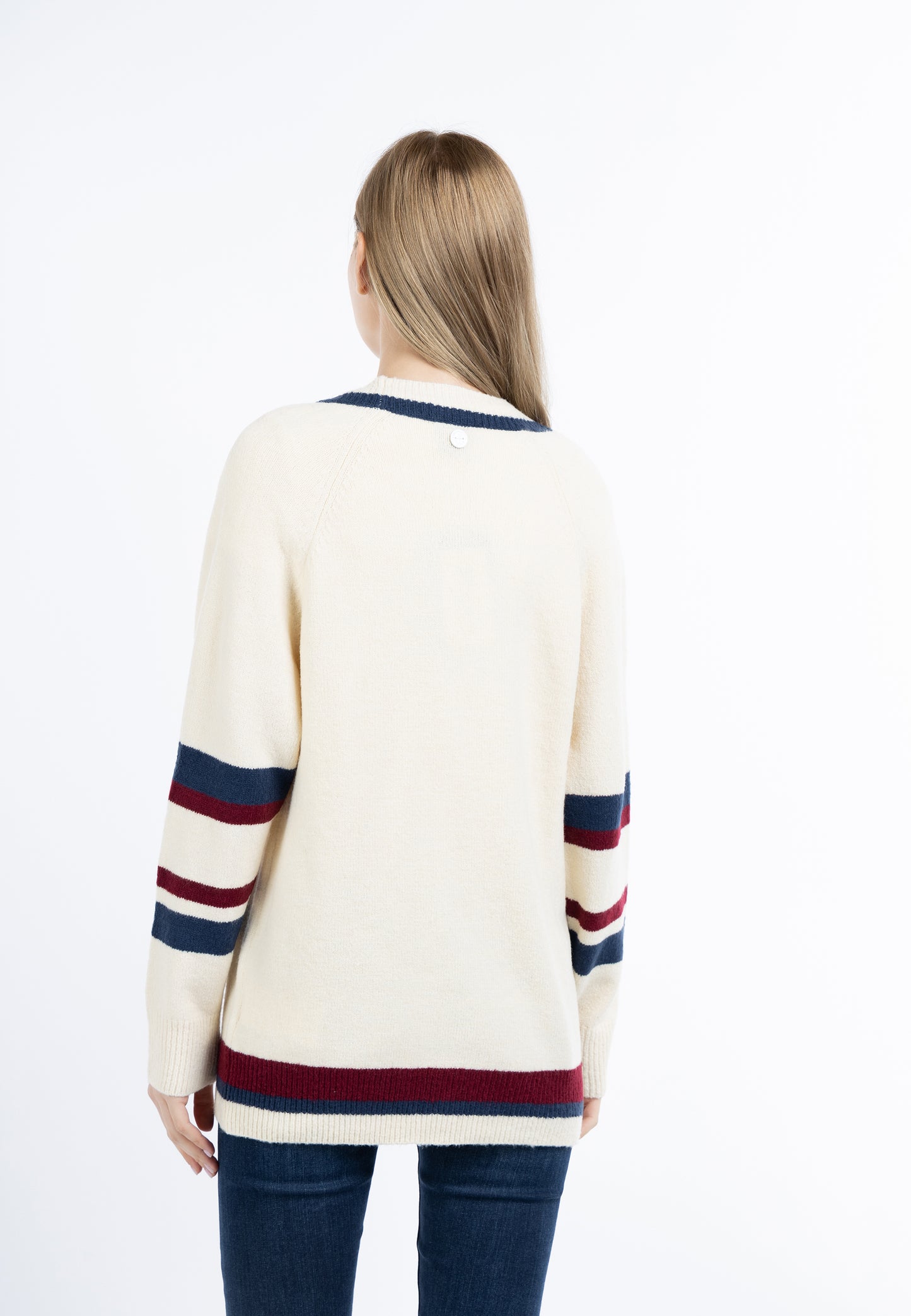 DreiMaster Maritim women's cardigan with button