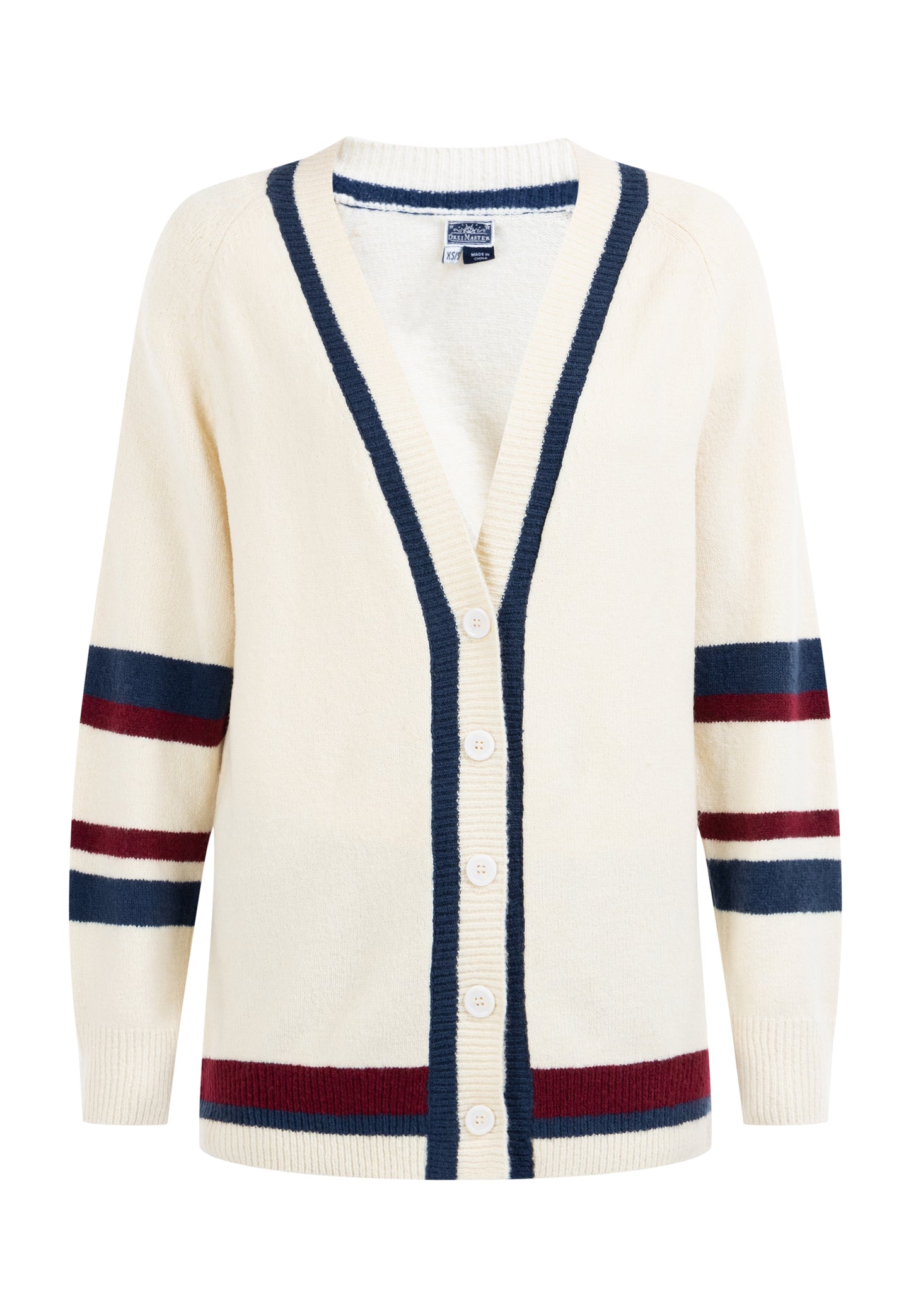 DreiMaster Maritim women's cardigan with button