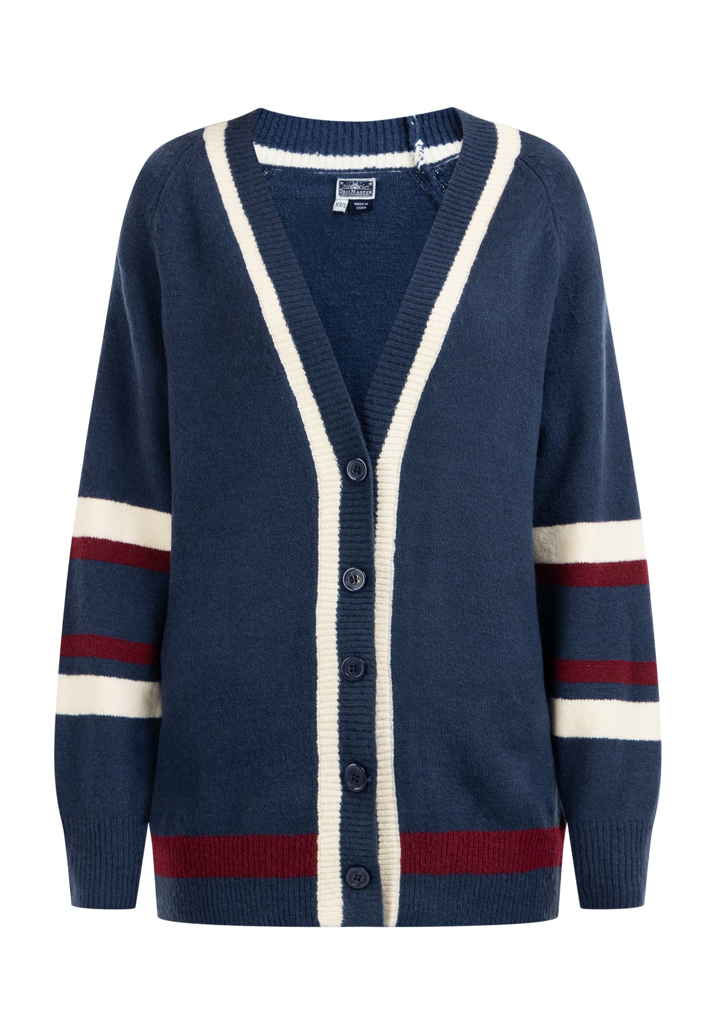 DreiMaster Maritim women's cardigan with button
