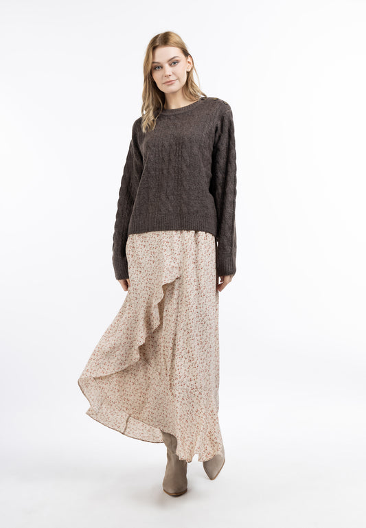 DreiMaster Vintage damski sweter dzianinowy