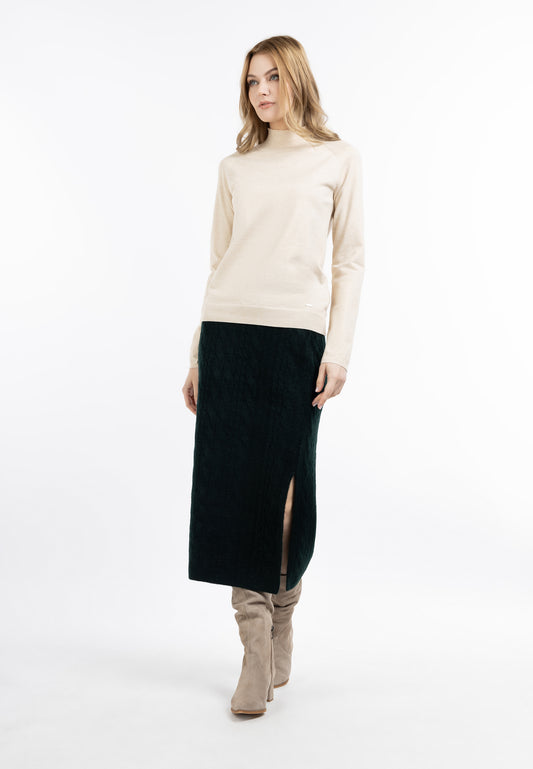 DreiMaster Vintage women's knit midi skirt