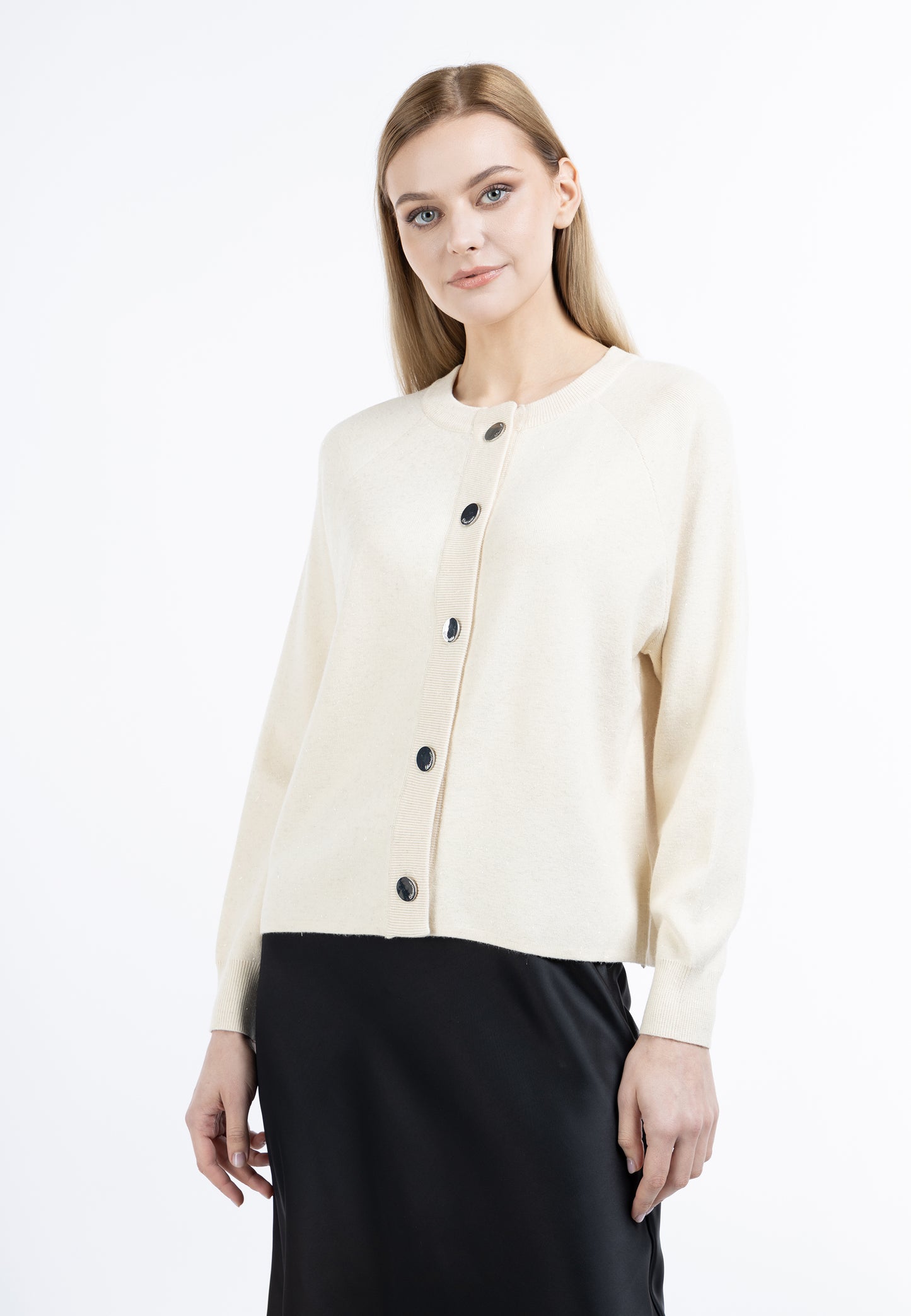 DreiMaster Klassik women's cardigan with Button