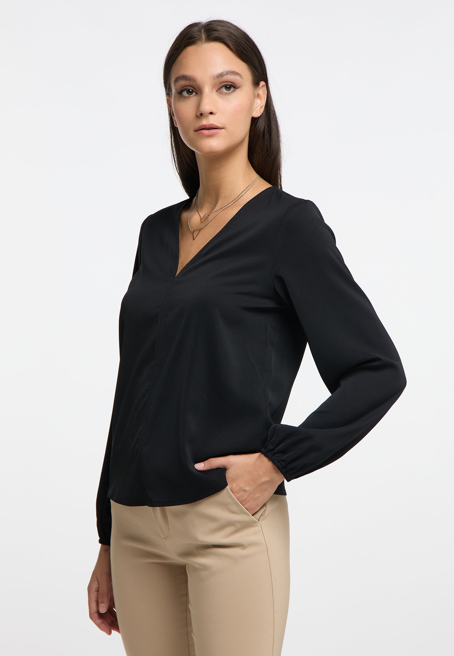 RISA women's classic long sleeve blouse