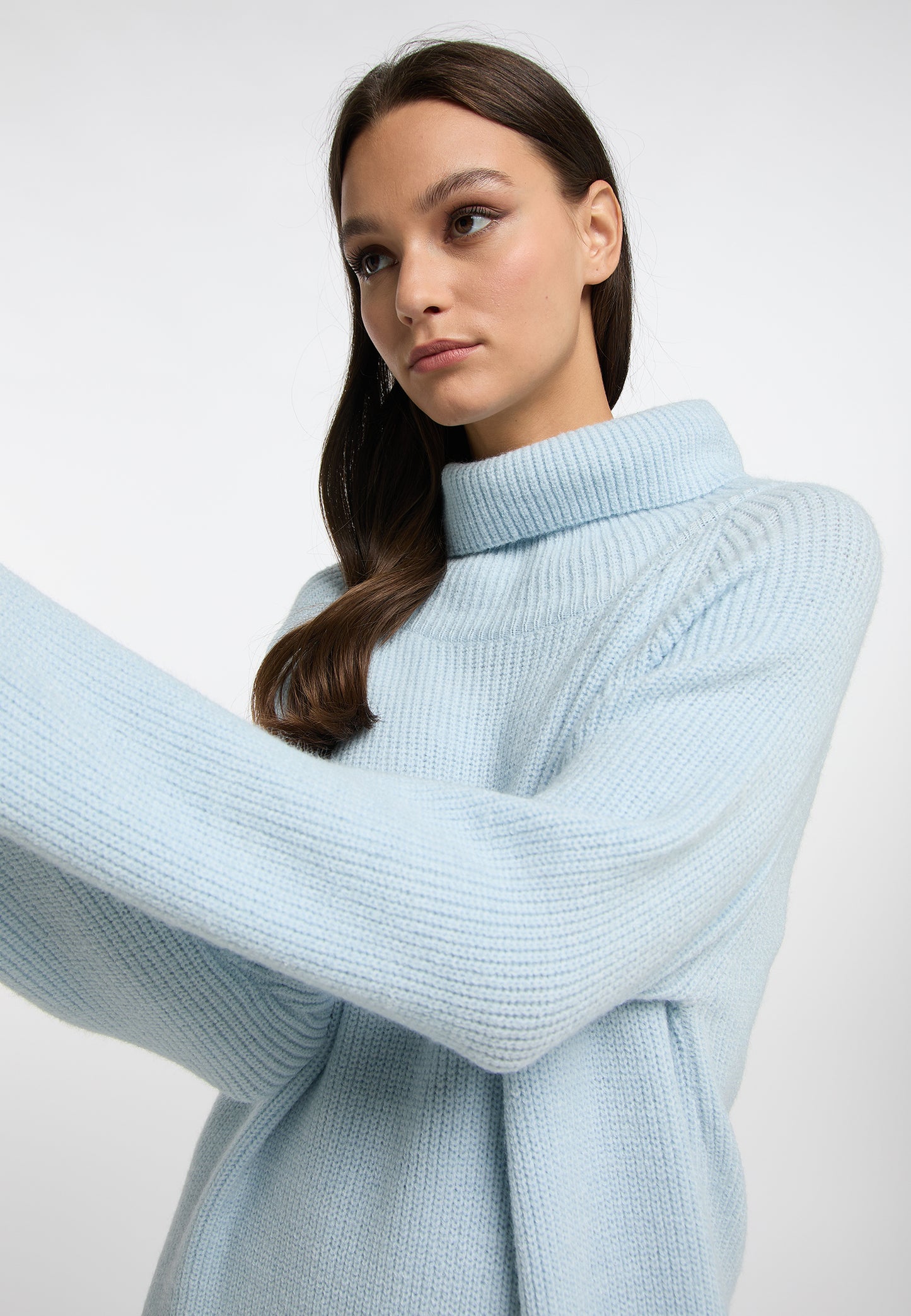 RISA women's knit long sleeve midi dress