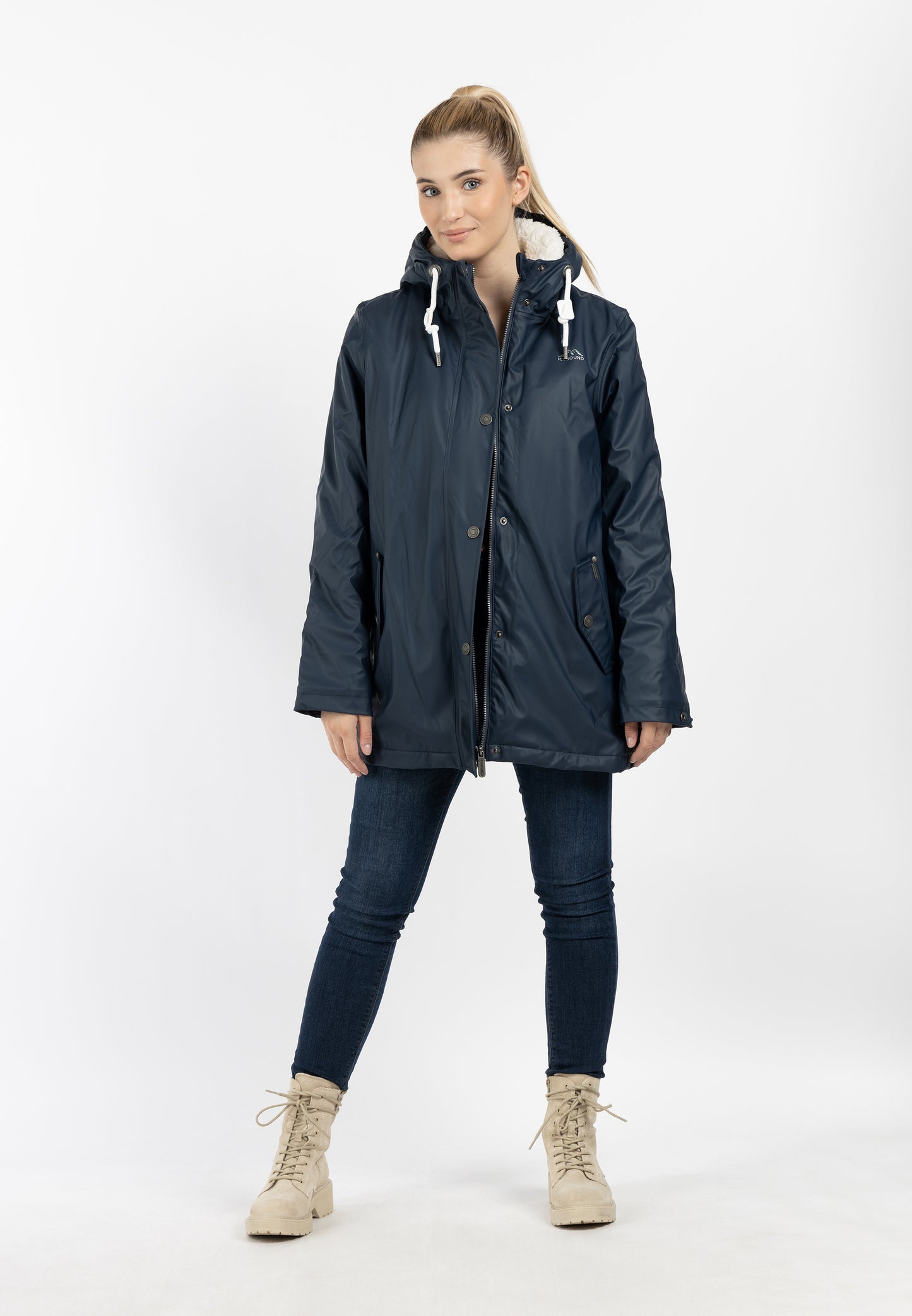 ICEBOUND women's rain jacket with teddy lining