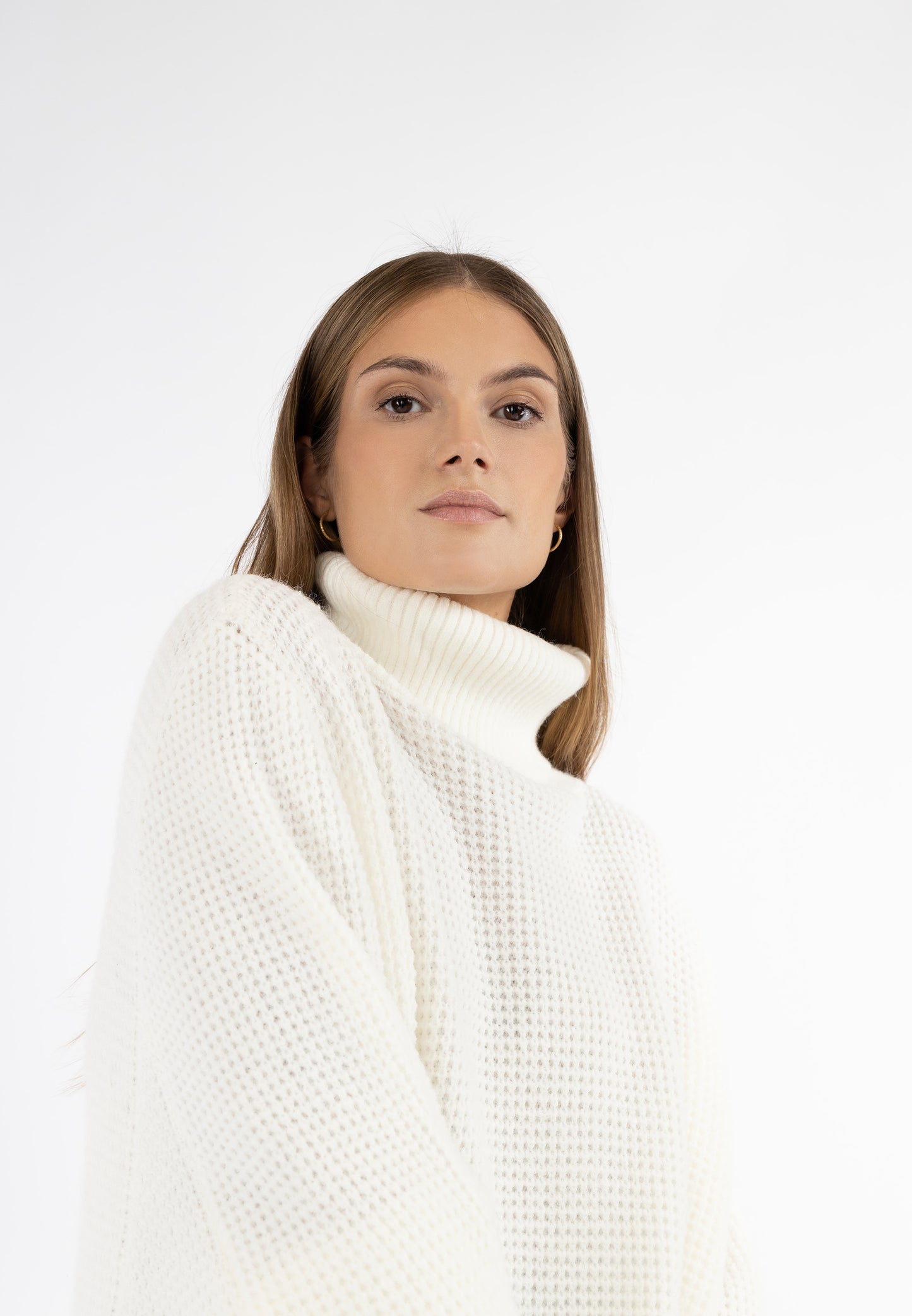 RISA damski sweter z dzianiny