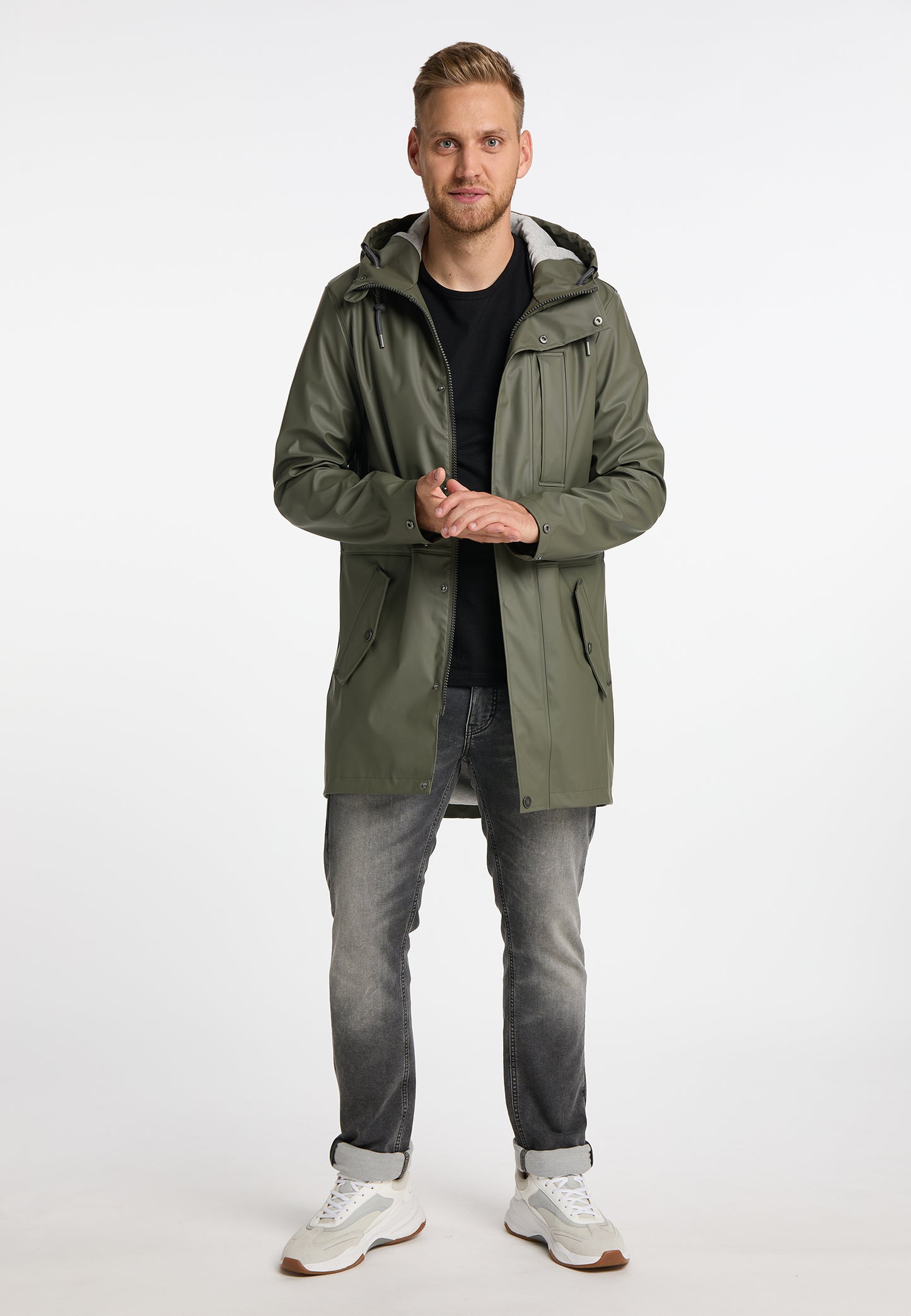 Mo men's rain coat