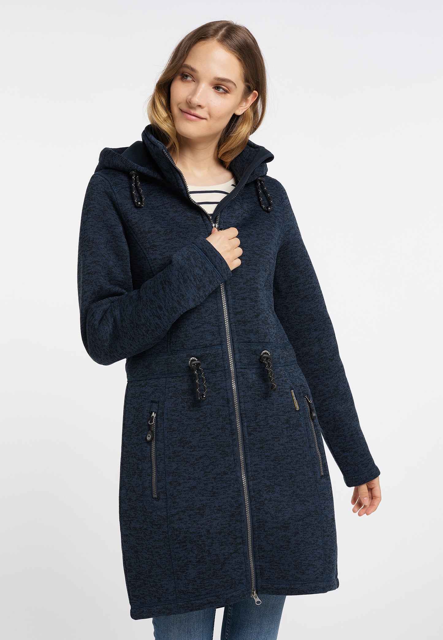 Schmuddelwedda women's knit fleece coat