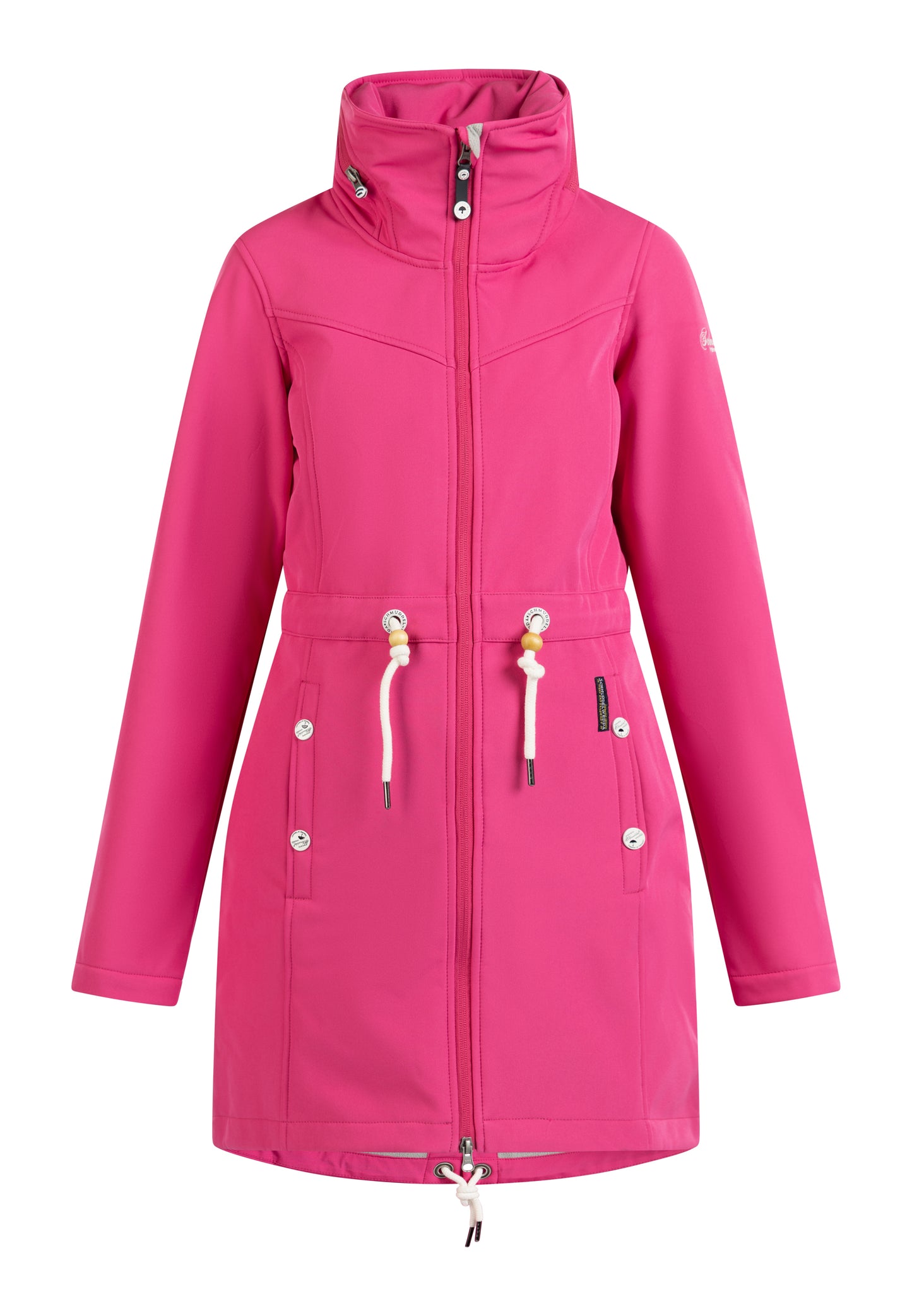 Schmuddelwedda women's softshell coat with magic print