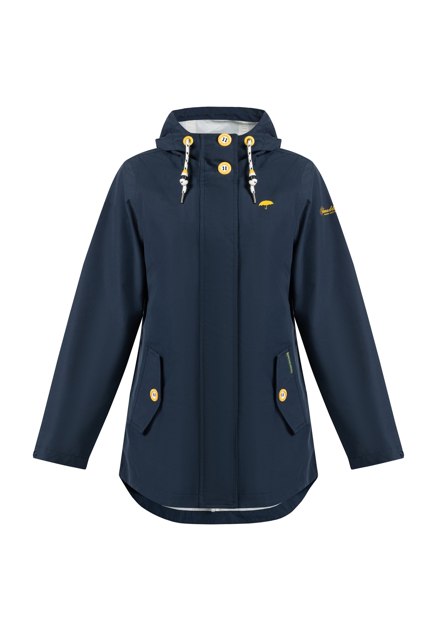 Schmuddelwedda women's rain jacket recycled material