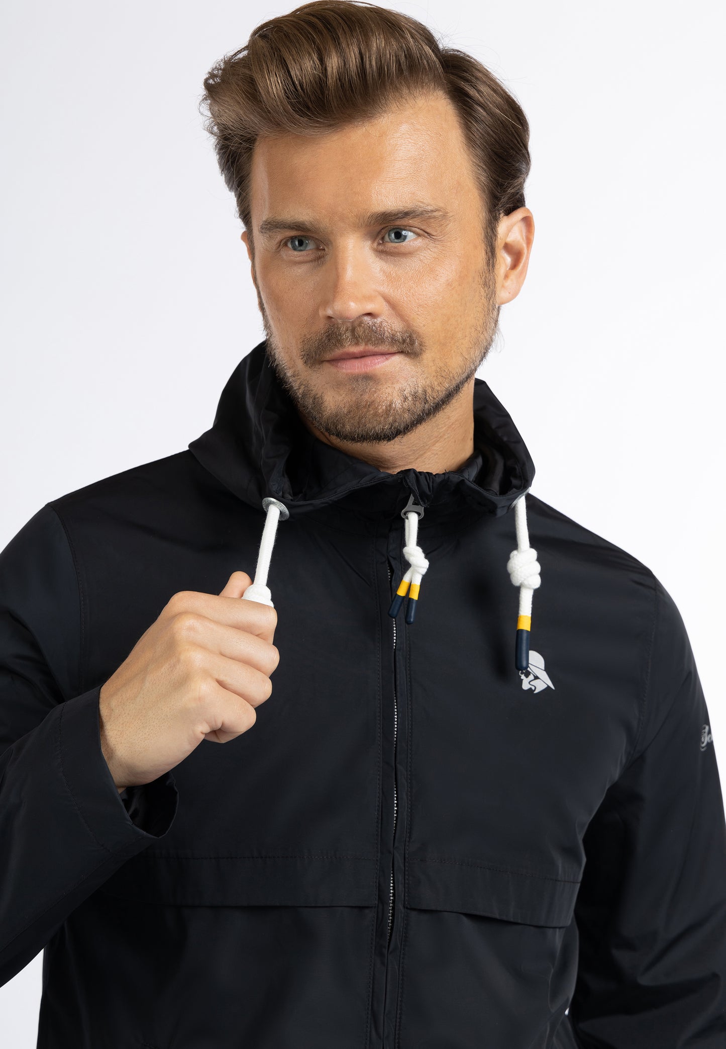 Schmuddelwedda men's rain jacket recycled material