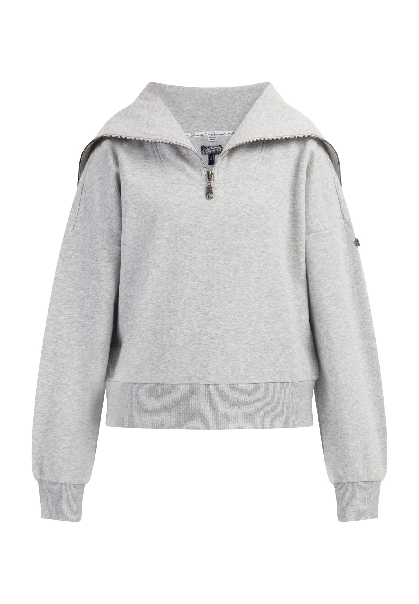 DreiMaster Vintage women's oversize troyer sweater