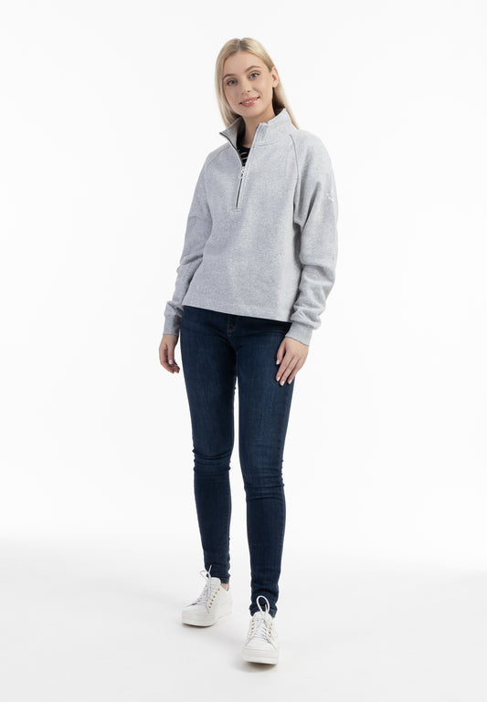 DreiMaster Maritim damska bluza z suwakiem