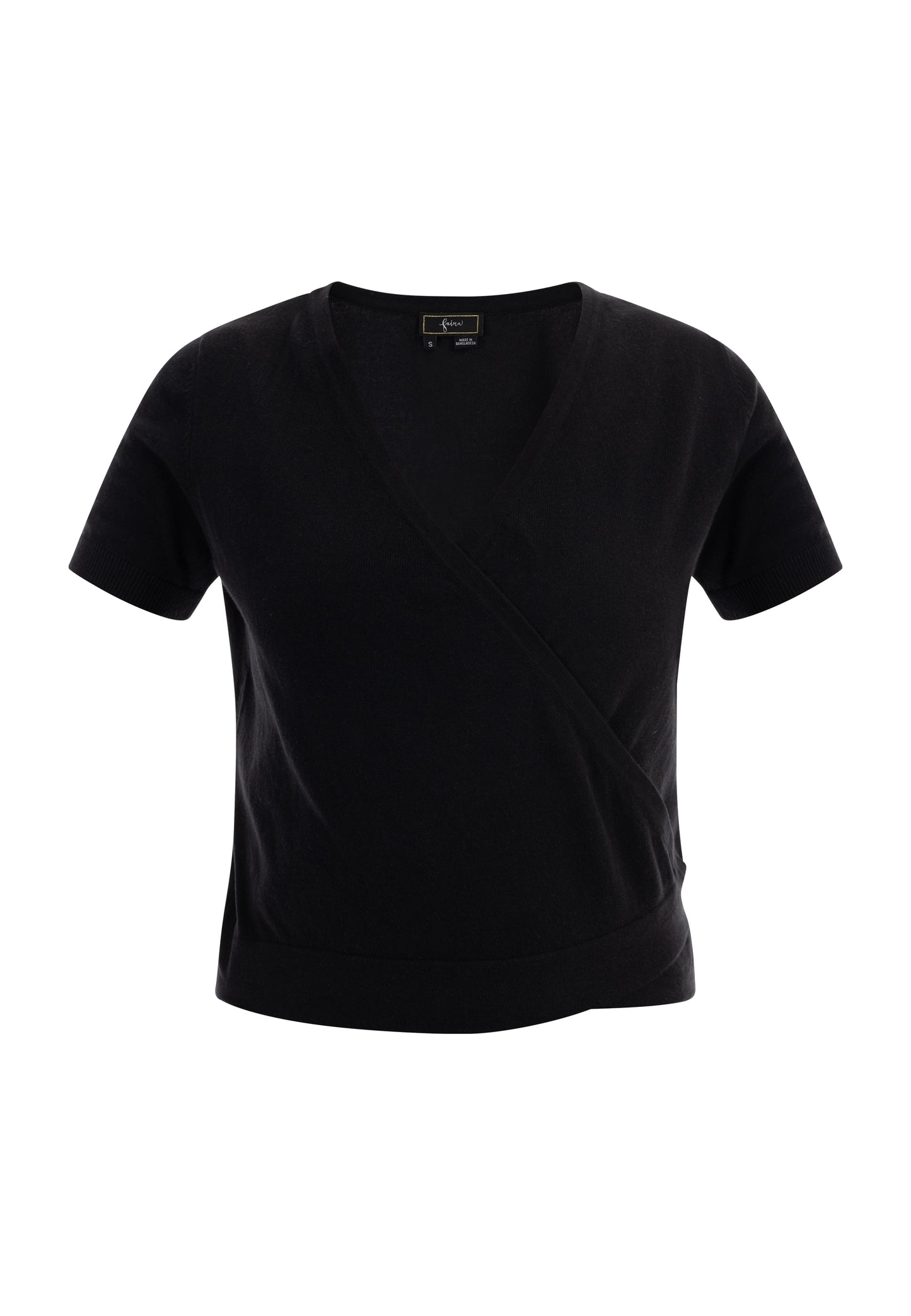 faina women's short sleeve sweater