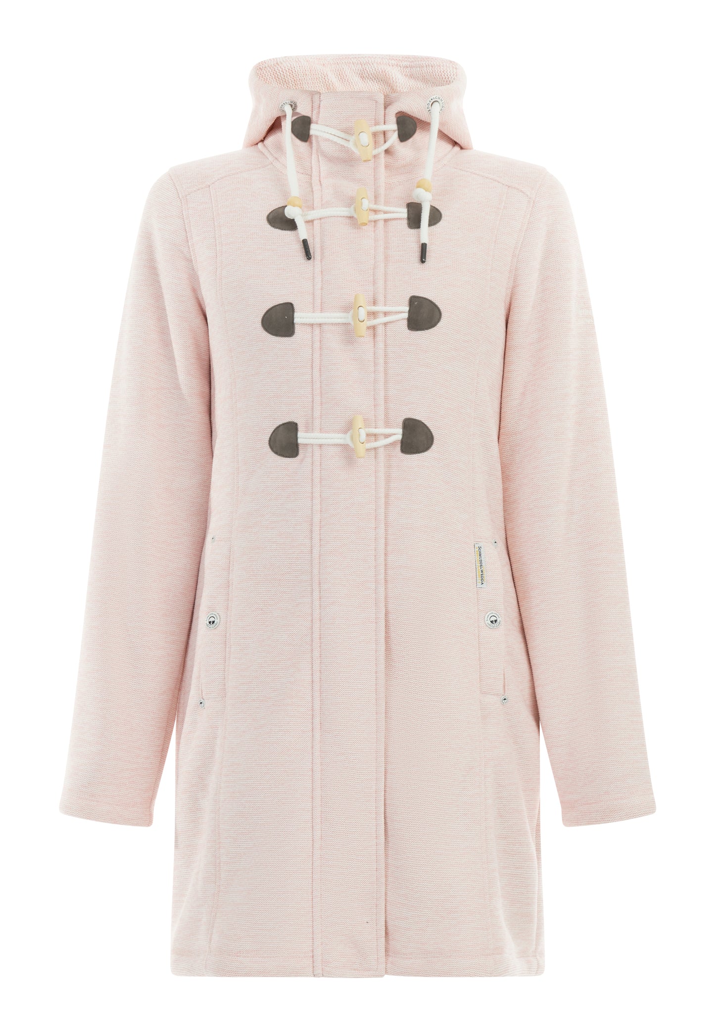 Schmuddelwedda women's knit fleece duffle coat