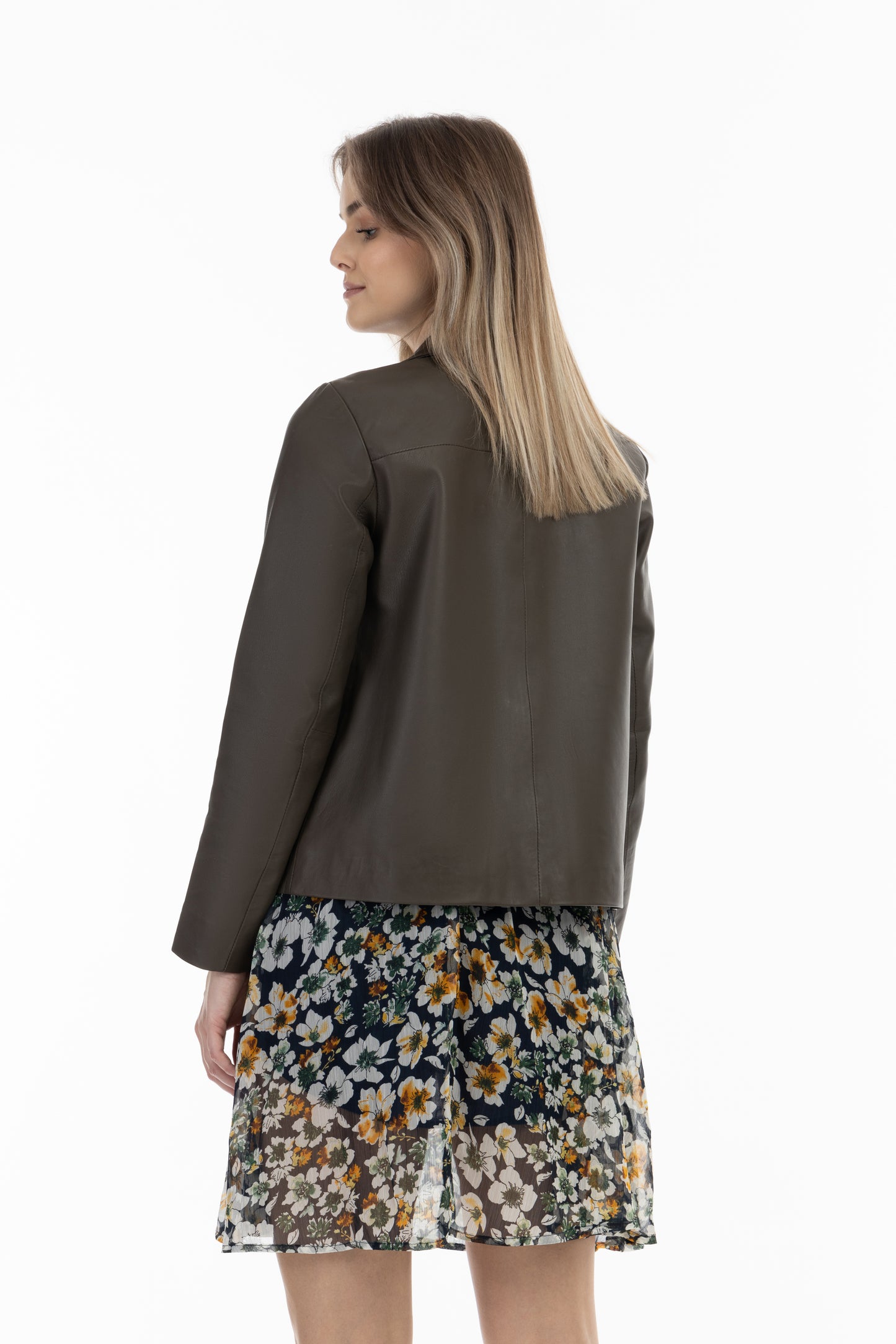 DreiMaster Vintage women's leather blazer