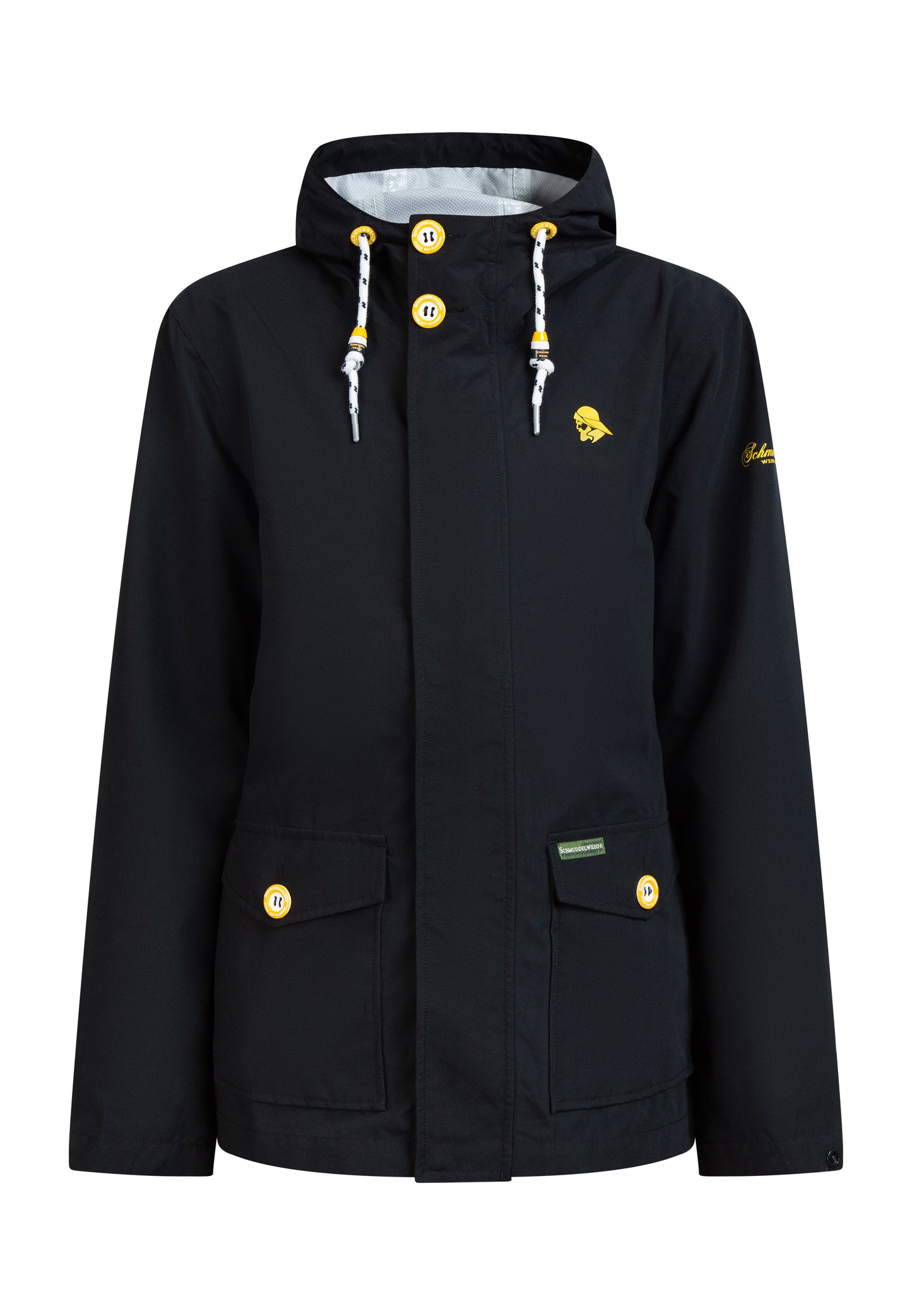 Schmuddelwedda men's rain jacket recycled material