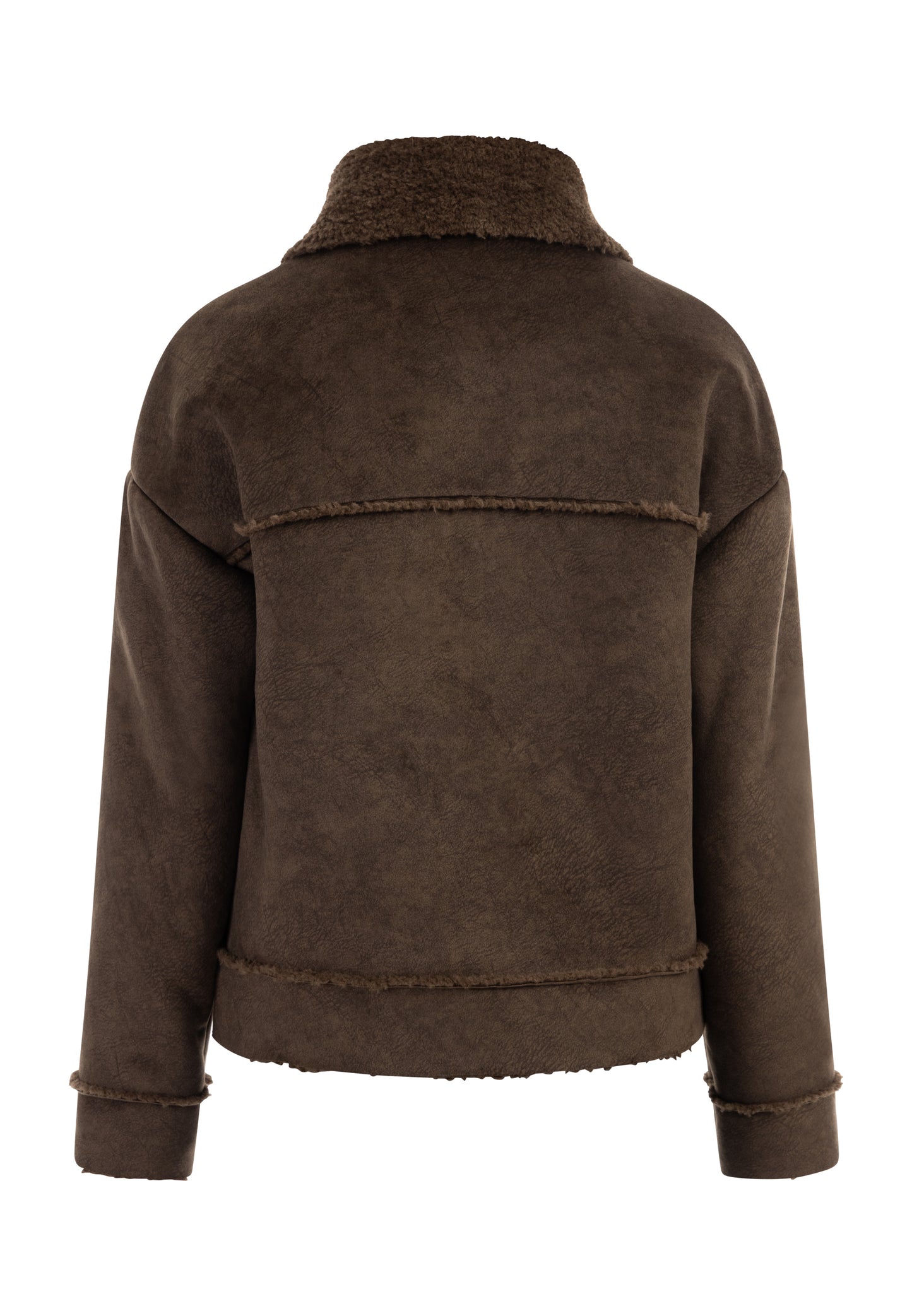 DreiMaster Vintage women's transition jacket made of imitation fur