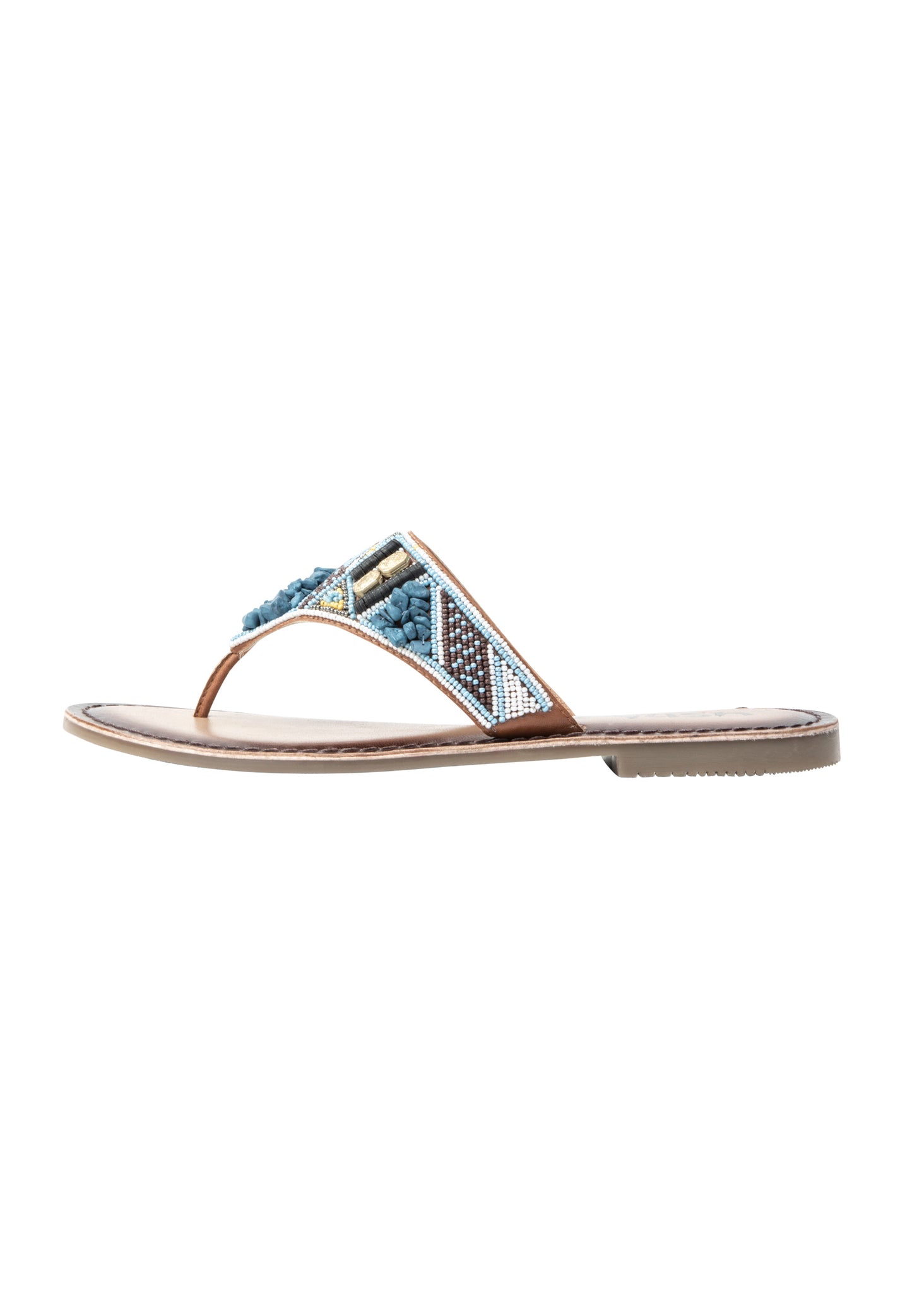 usha FESTIVAL women's beaded Sandals