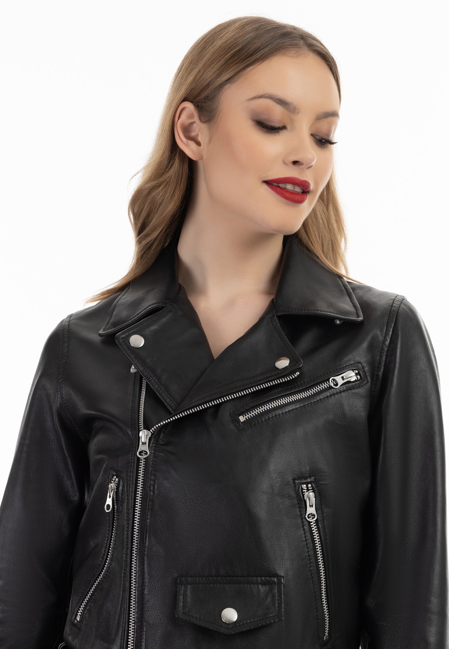 faina women's leather jacket