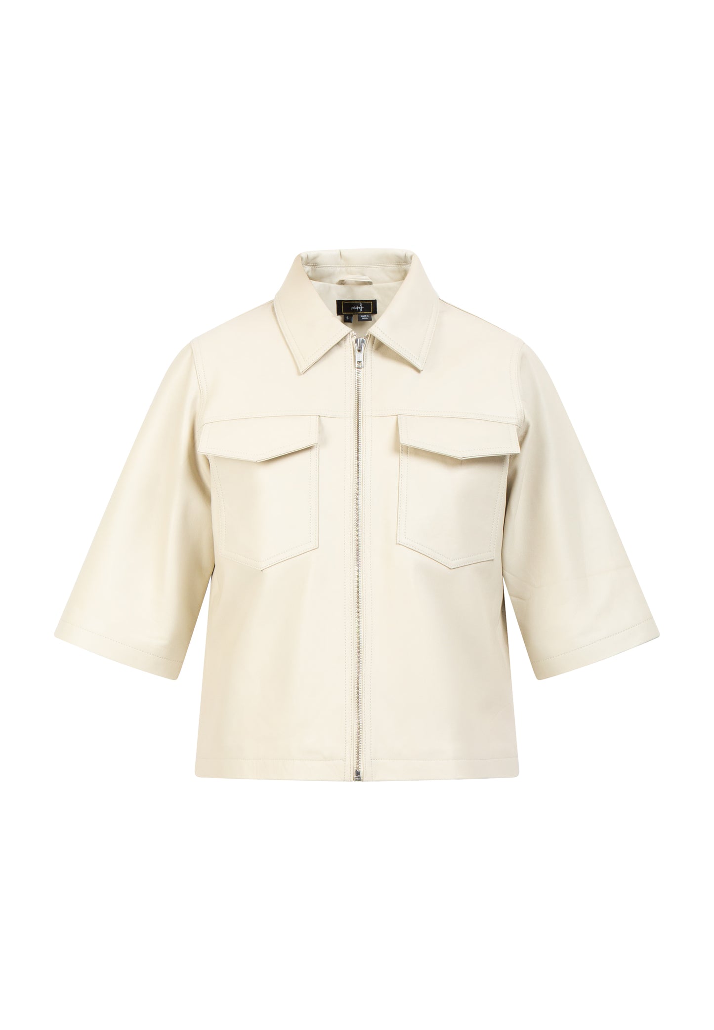 faina women's Leather shirt