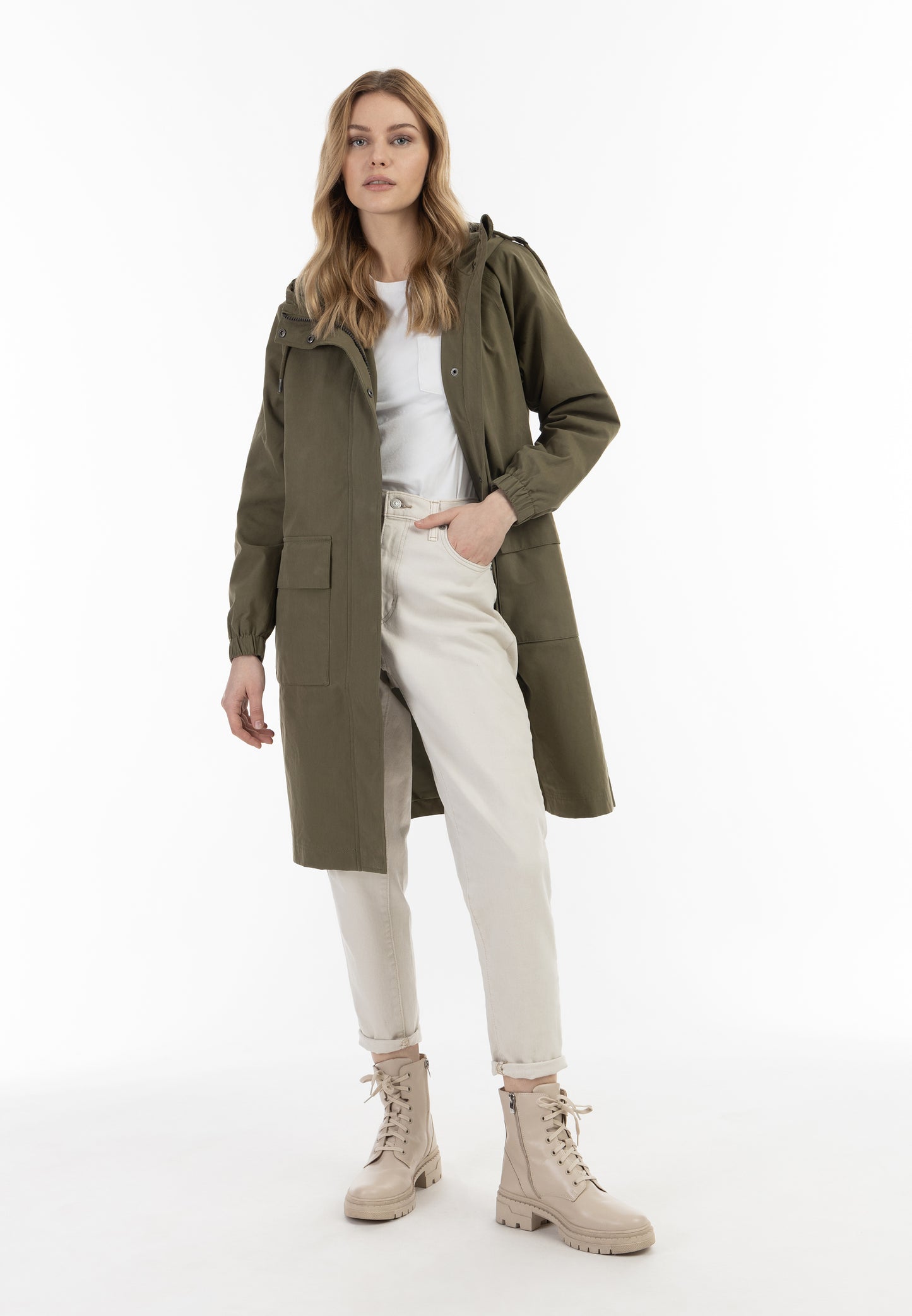 DreiMaster Vintage women's lightweight cotton parka