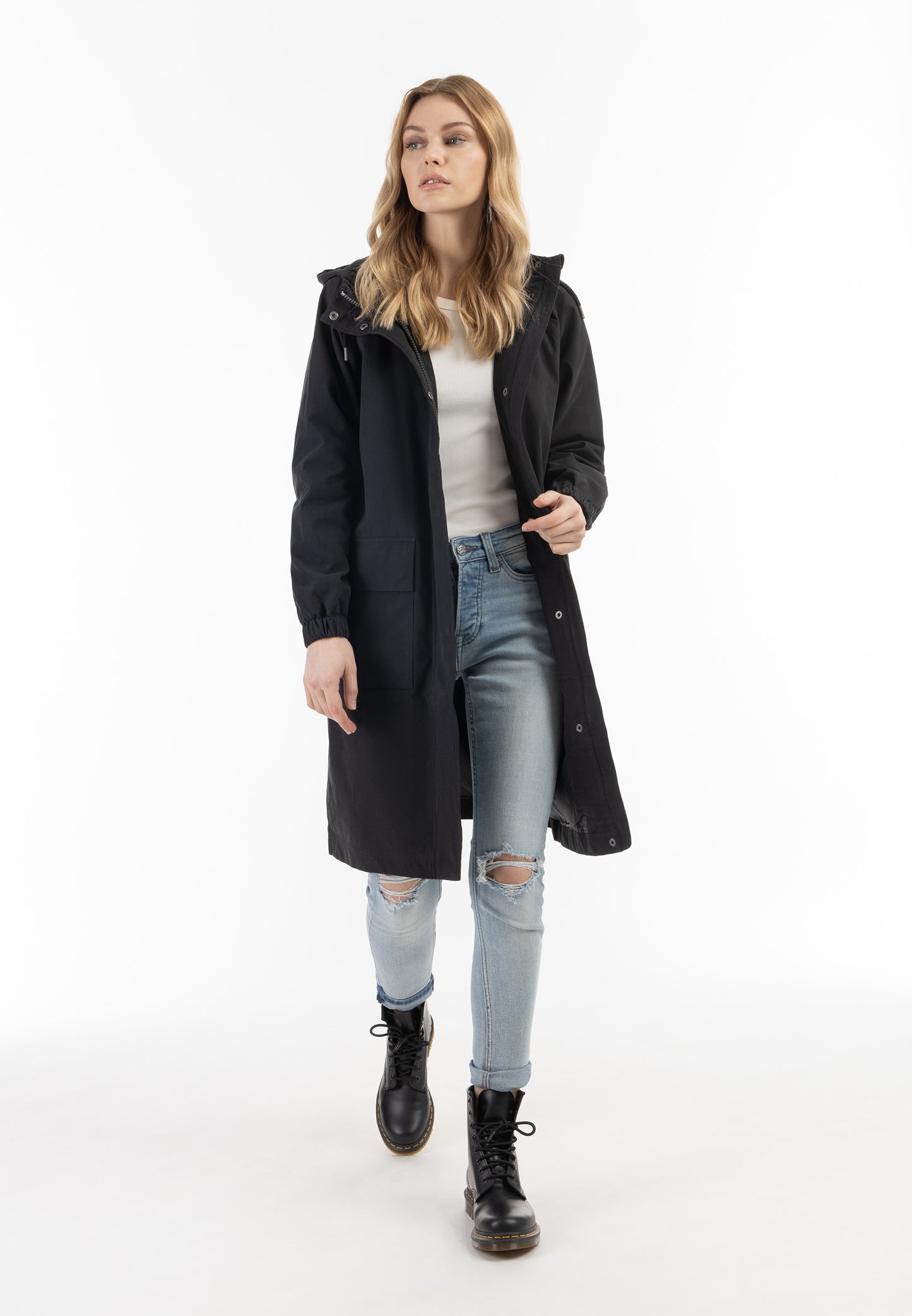 DreiMaster Vintage women's lightweight cotton parka