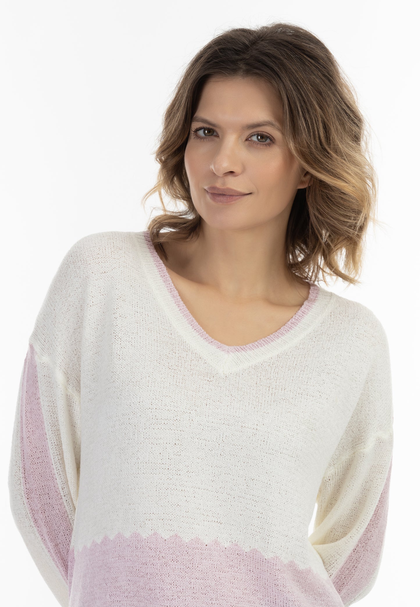 usha BLUE LABEL damski sweter z dzianiny