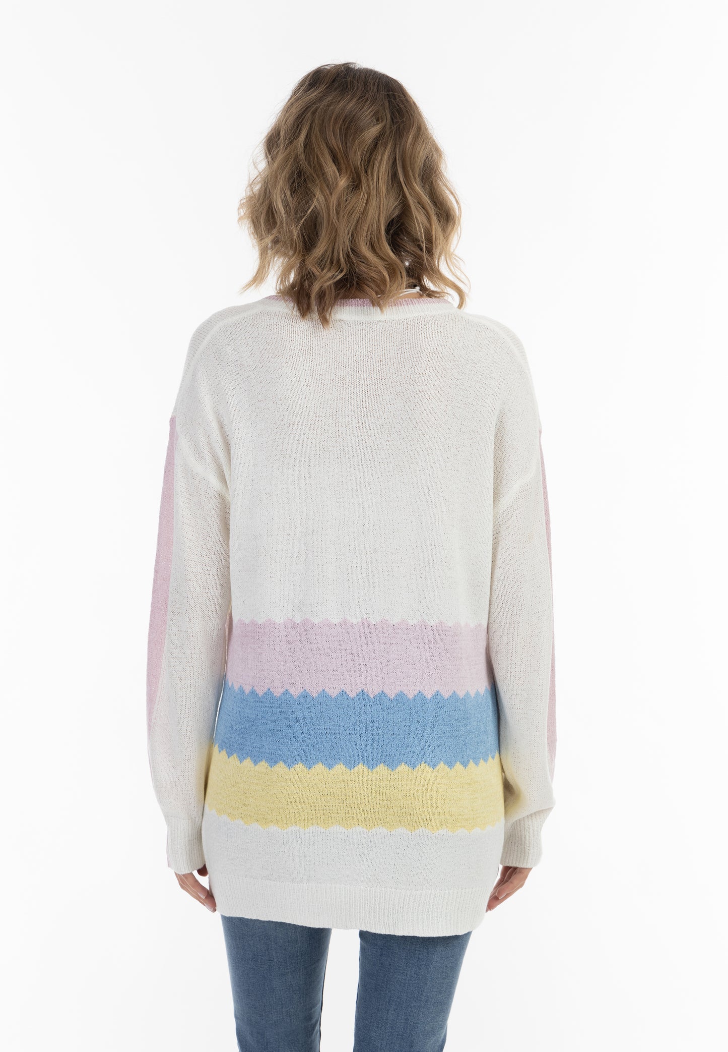 usha BLUE LABEL damski sweter z dzianiny