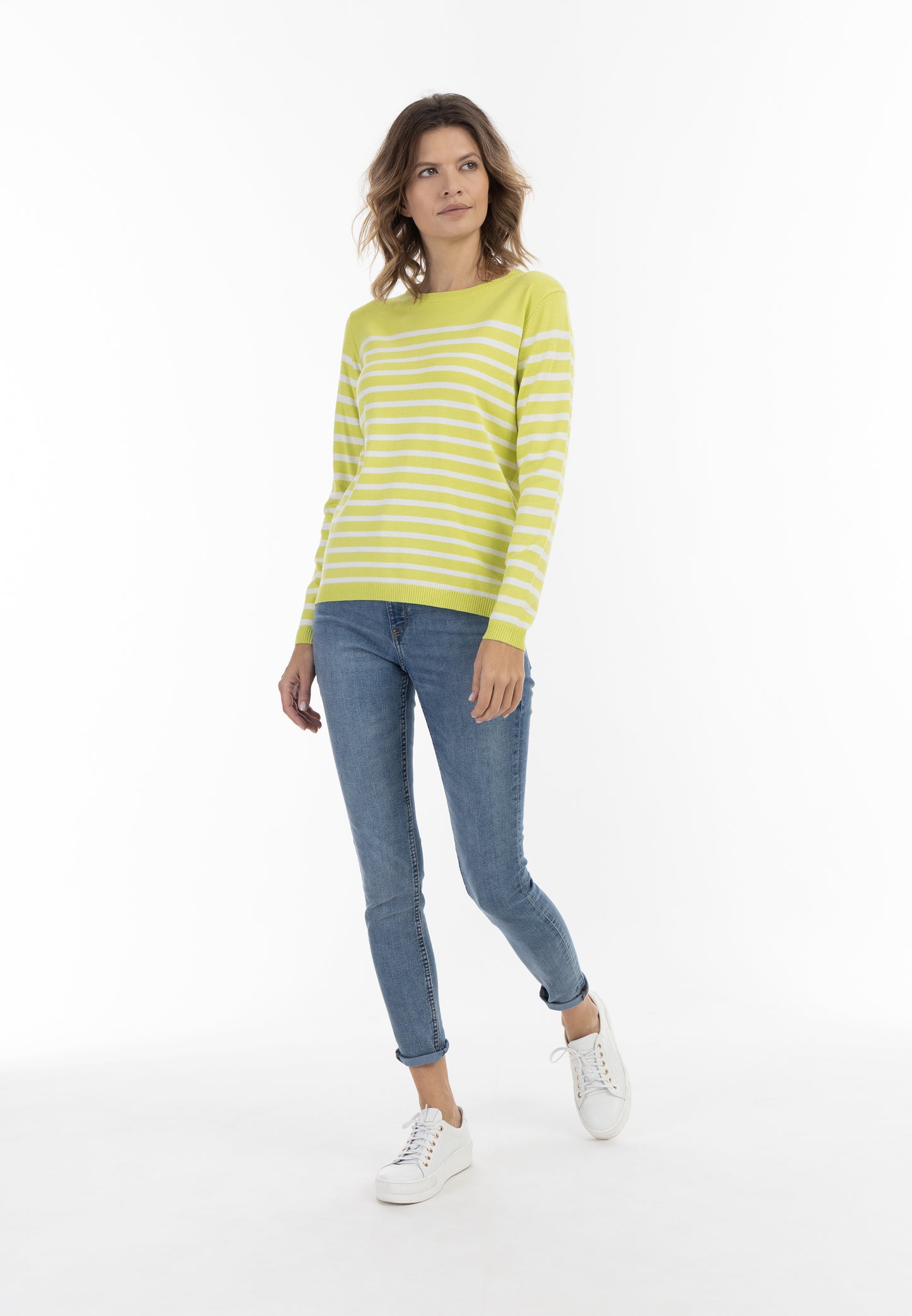 usha BLUE LABEL damski sweter z dzianiny