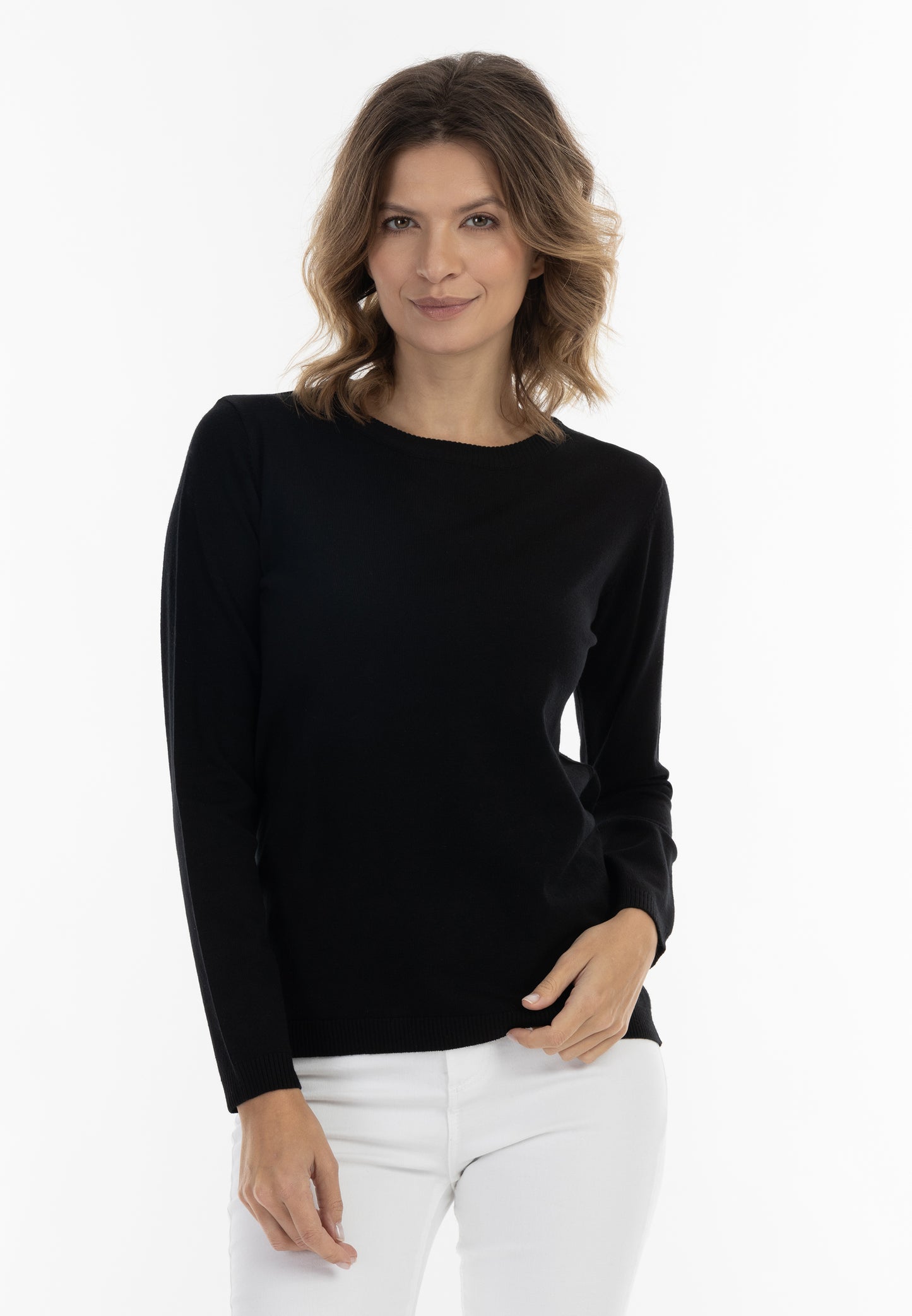 usha BLUE LABEL damski sweter z dzianiny