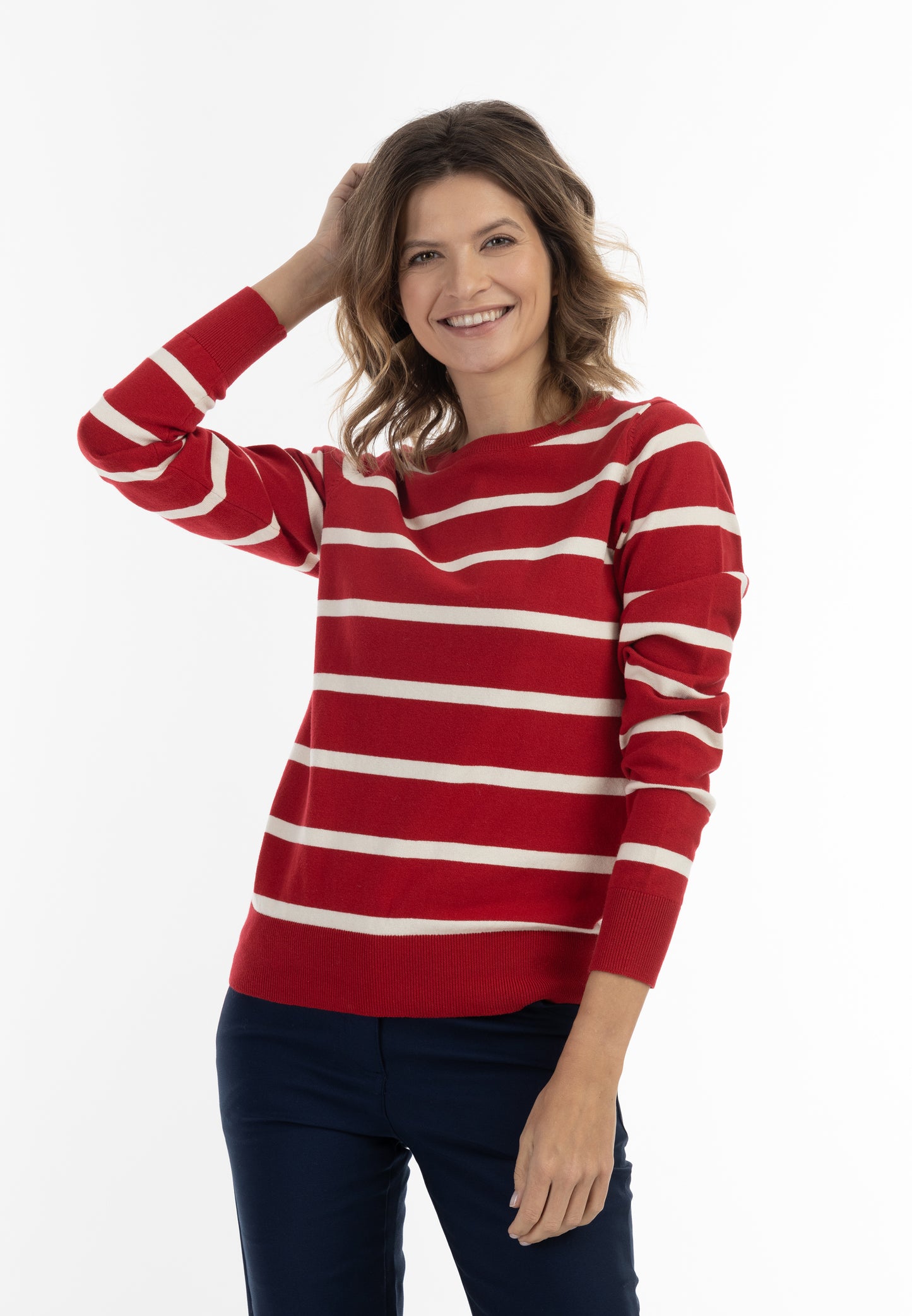 usha BLUE LABEL damski sweter z dzianiny