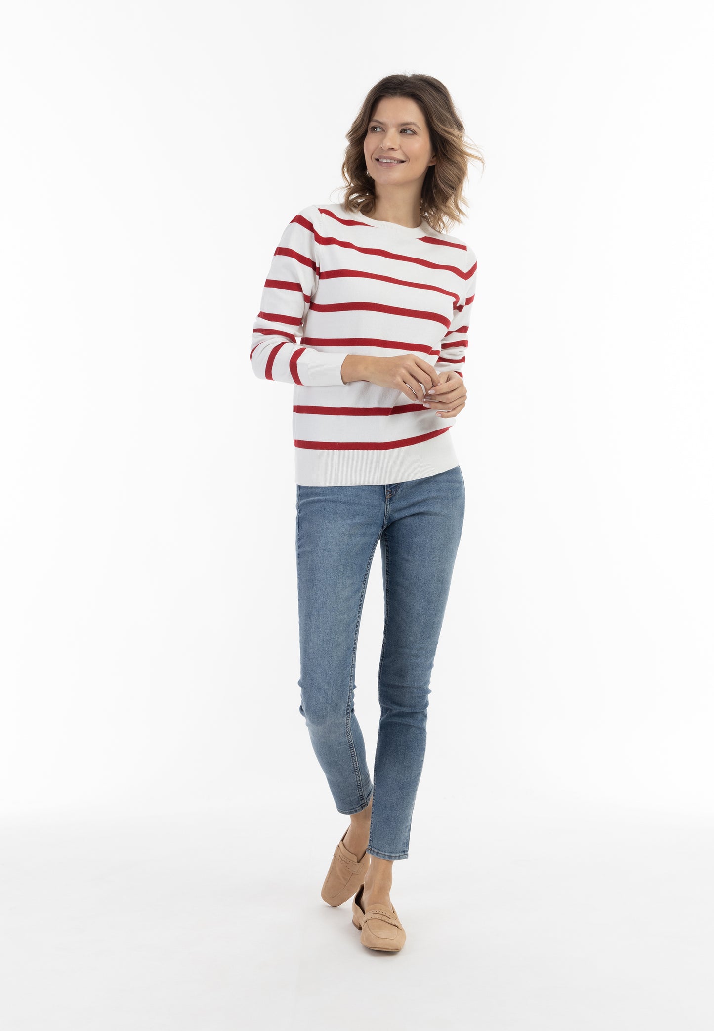 usha BLUE LABEL damski sweter z dzianiny